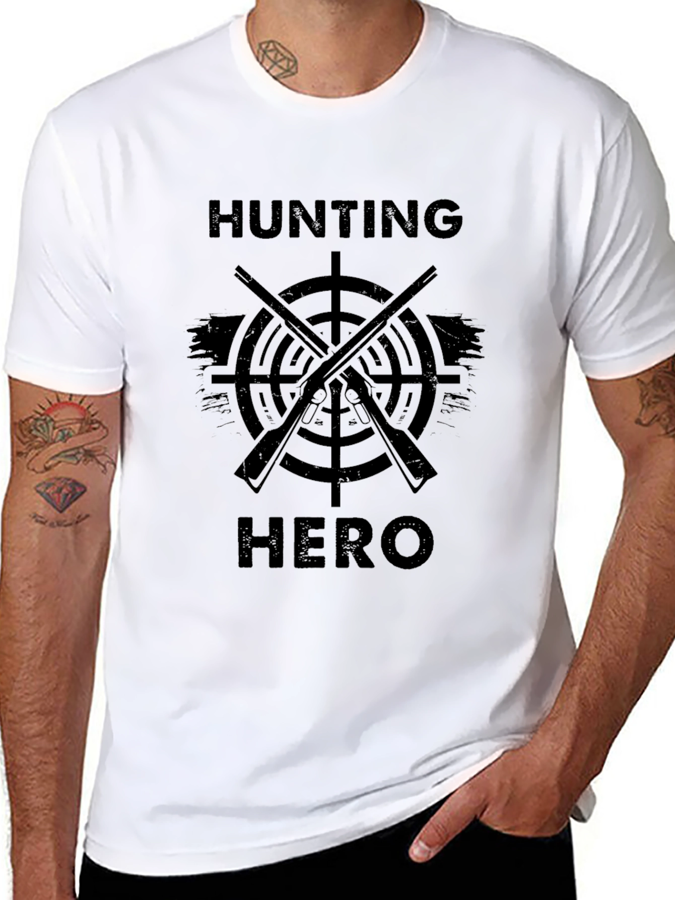 Hunting Hero Black T-Shirt