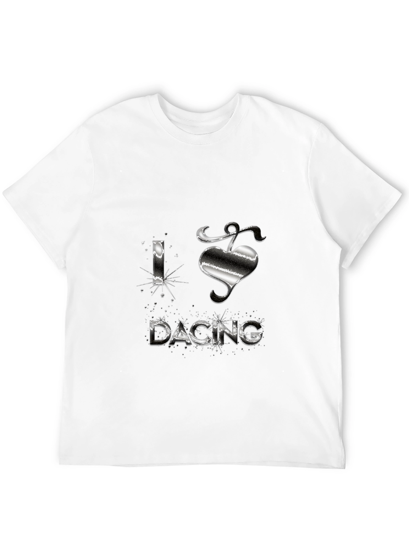 I Love Dacing Black Tee