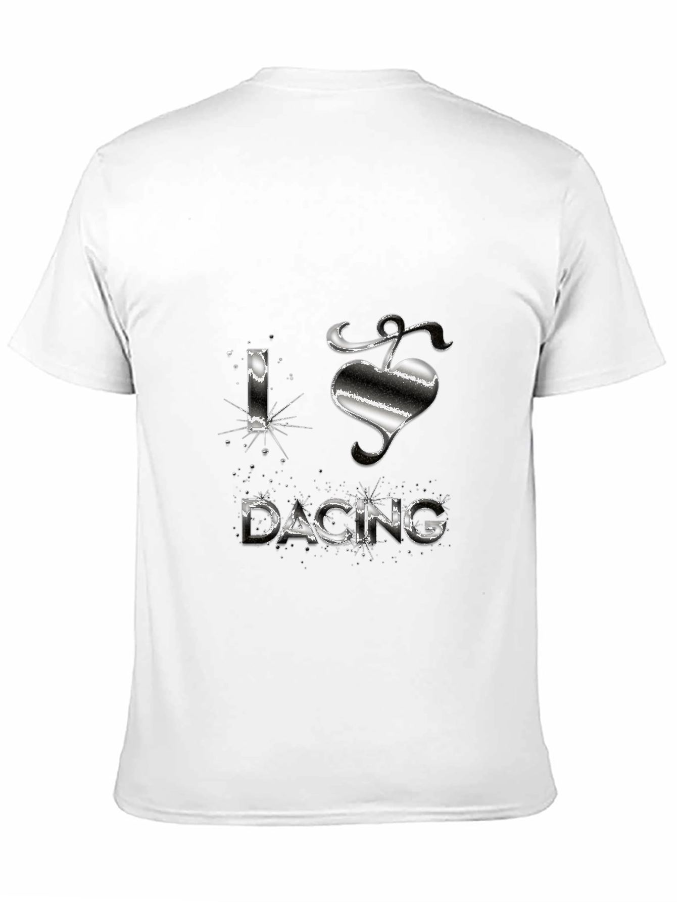 I Love Dacing Black Tee