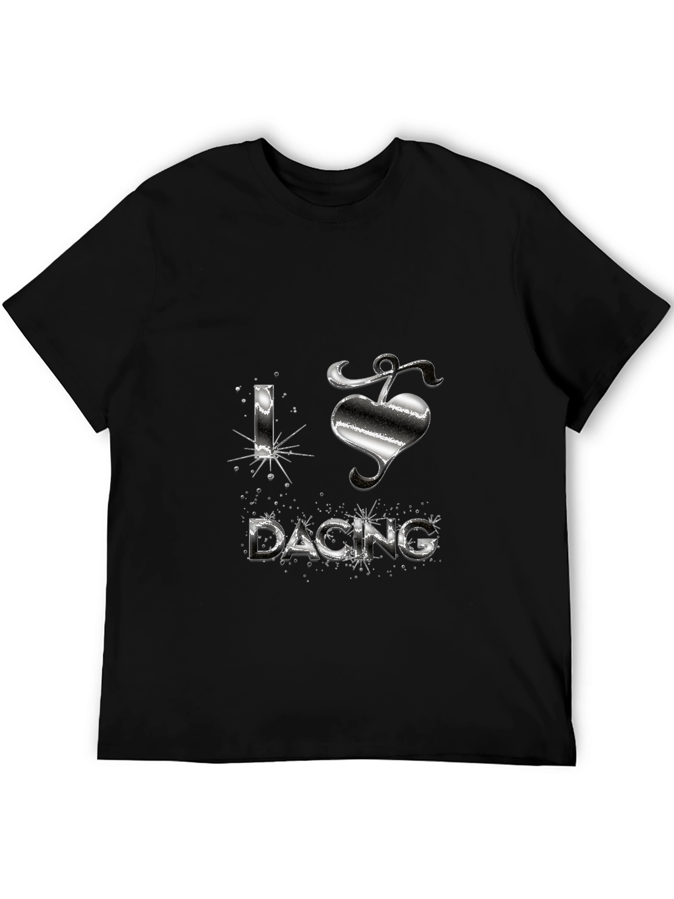 I Love Dacing Black Tee