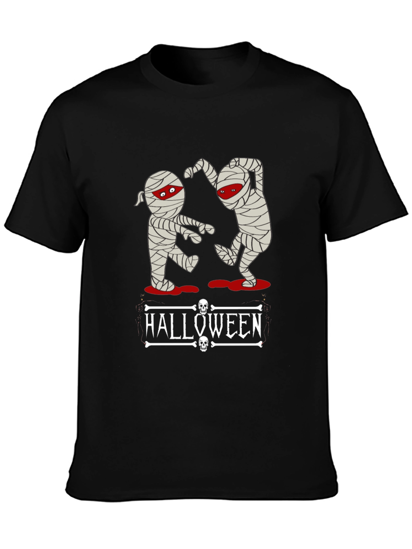 Halloween Mummy Graphic T-Shirt - Spooky Season Fun!