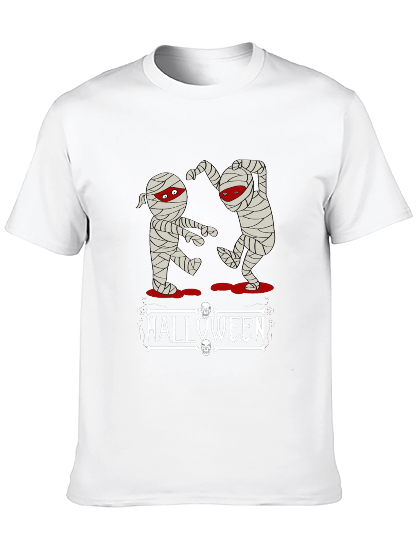 Halloween Mummy Graphic T-Shirt - Spooky Season Fun!