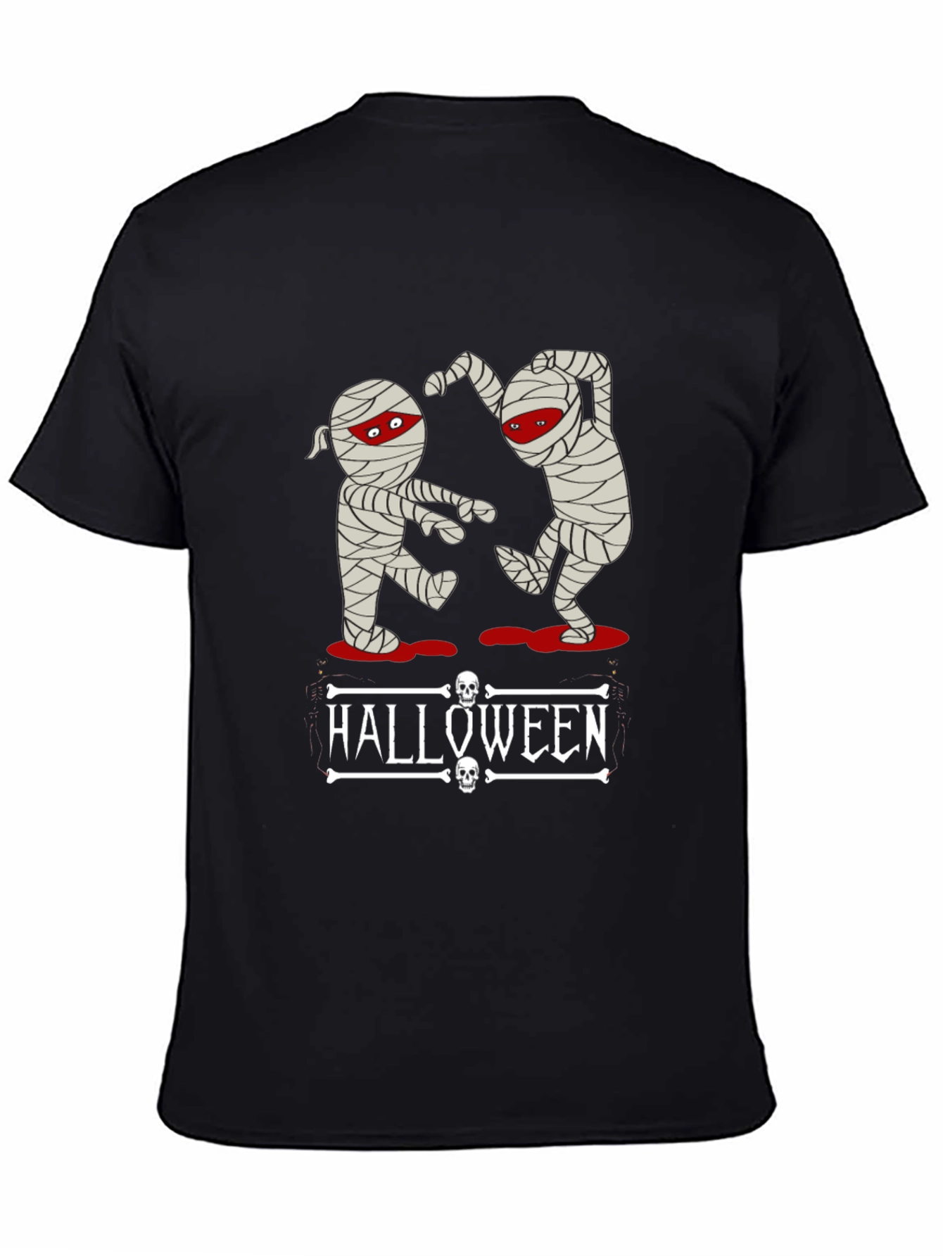 Halloween Mummy Graphic T-Shirt - Spooky Season Fun!