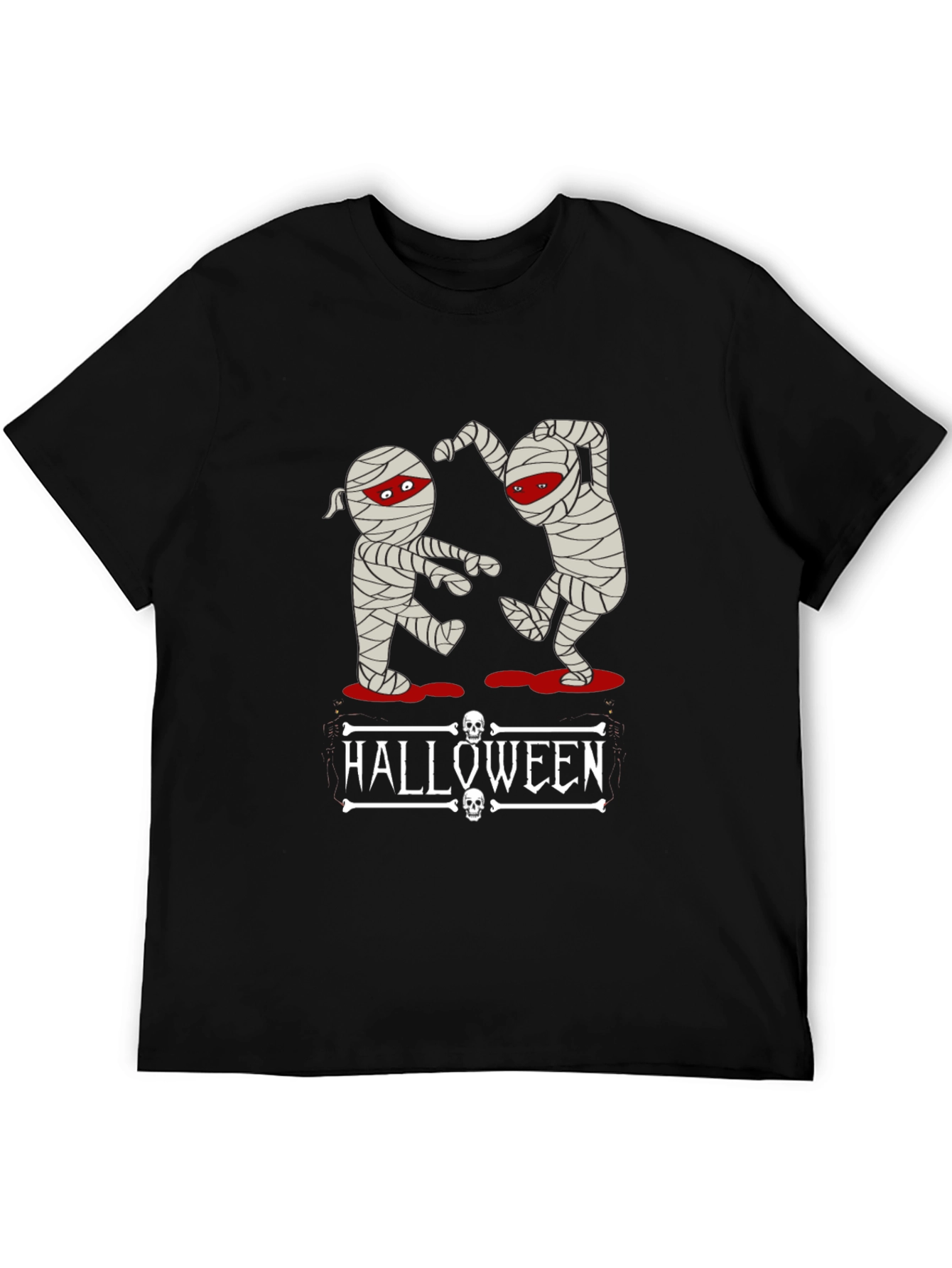 Halloween Mummy Graphic T-Shirt - Spooky Season Fun!