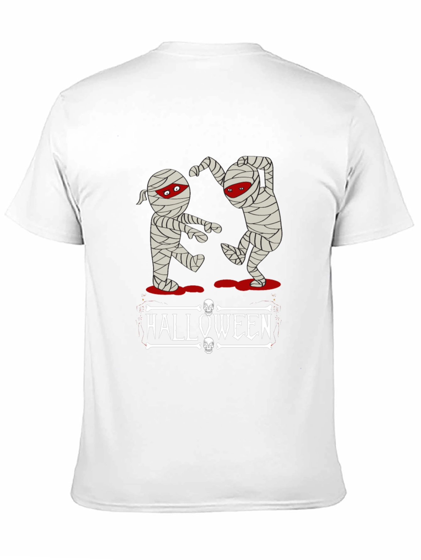 Halloween Mummy Graphic T-Shirt - Spooky Season Fun!