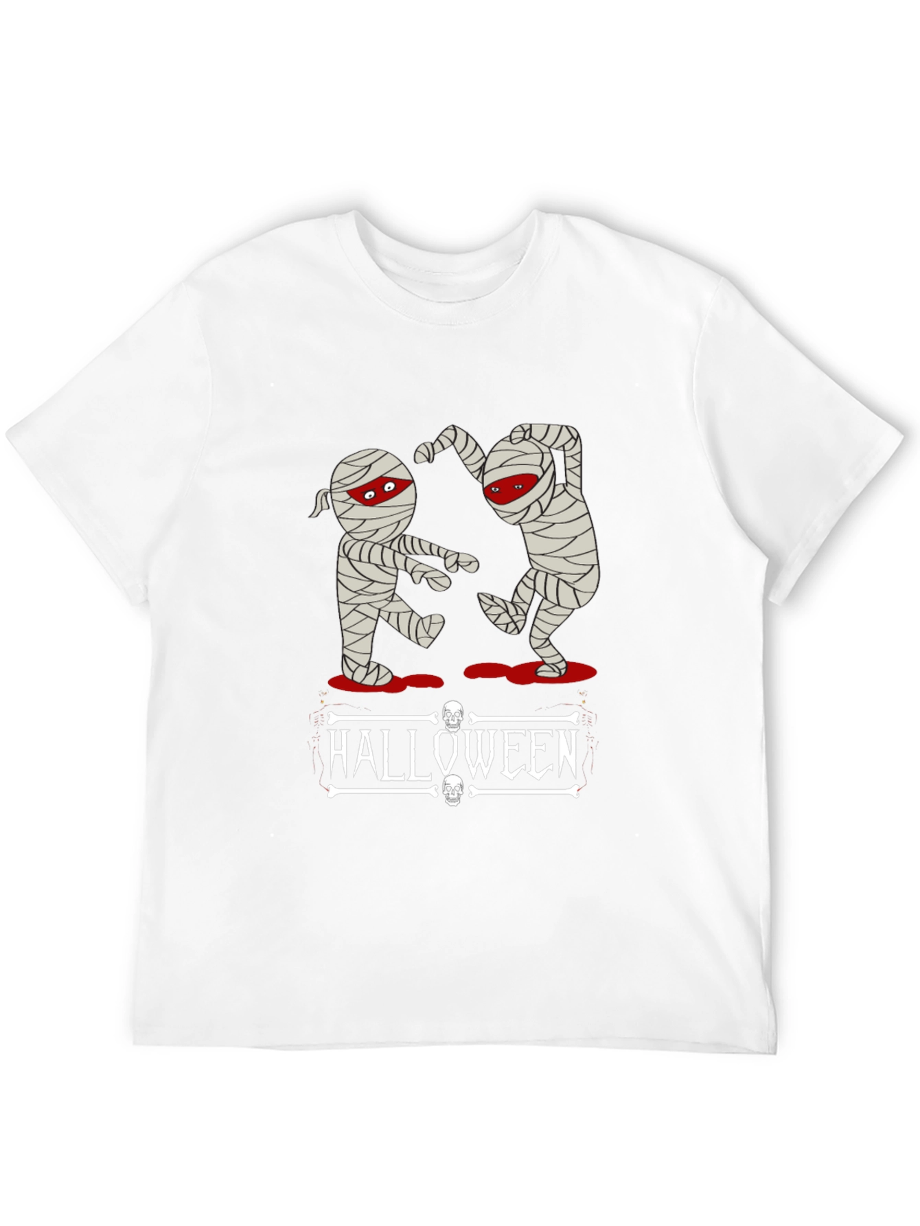 Halloween Mummy Graphic T-Shirt - Spooky Season Fun!