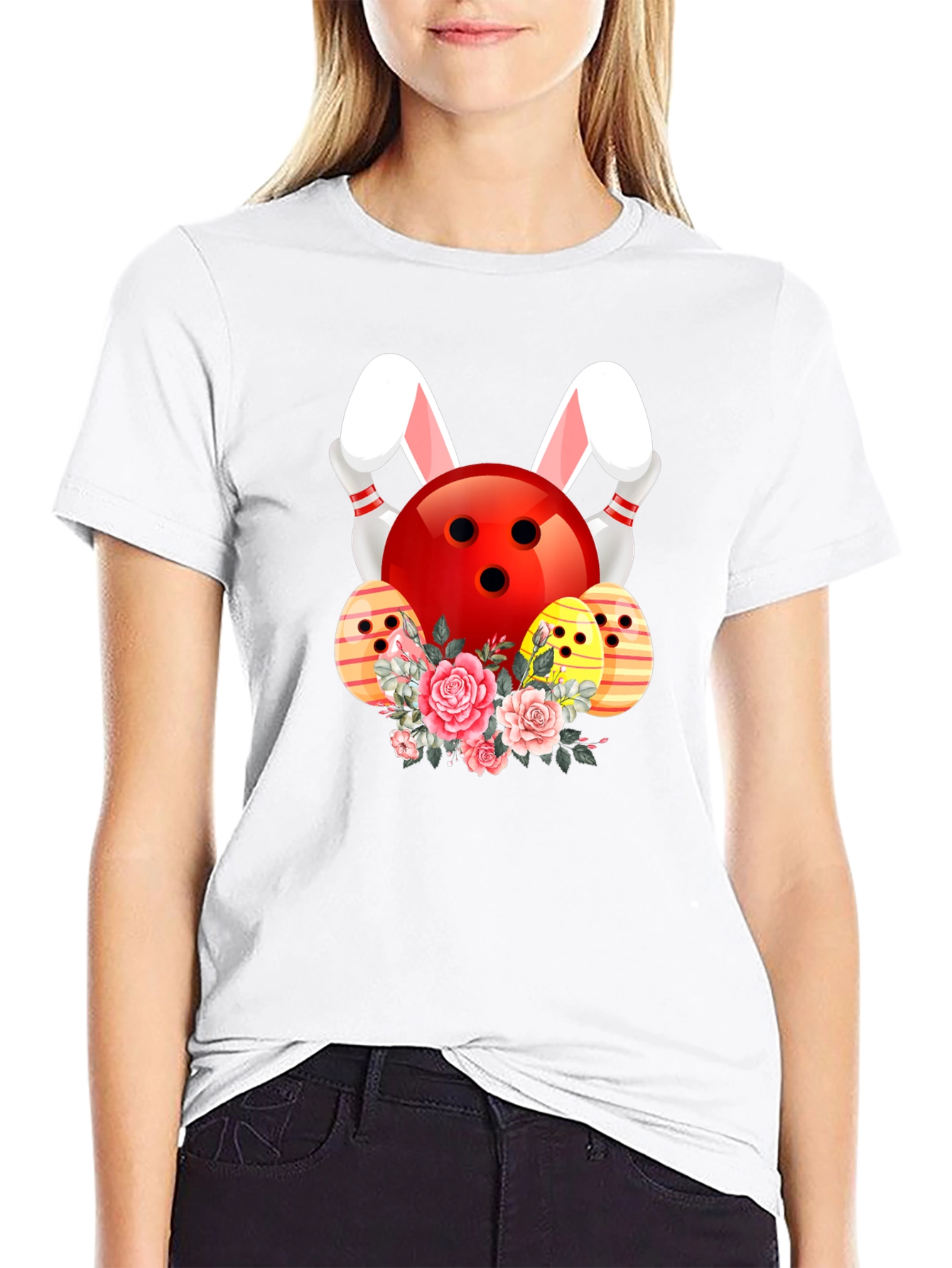 Bowling Easter Bunny T-Shirt