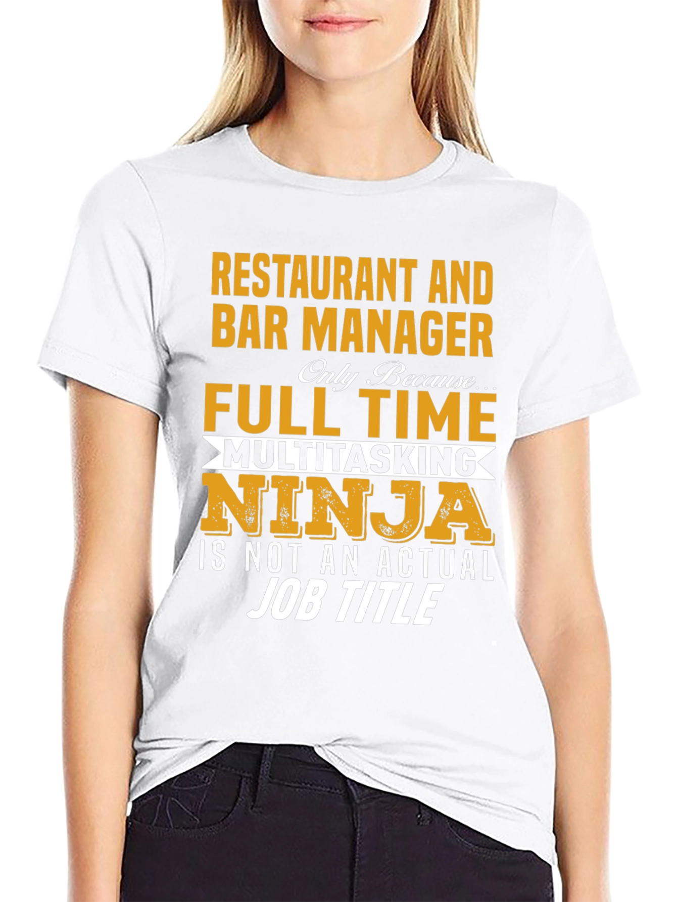 Restaurant & Bar Manager Multitasking Ninja T-Shirt