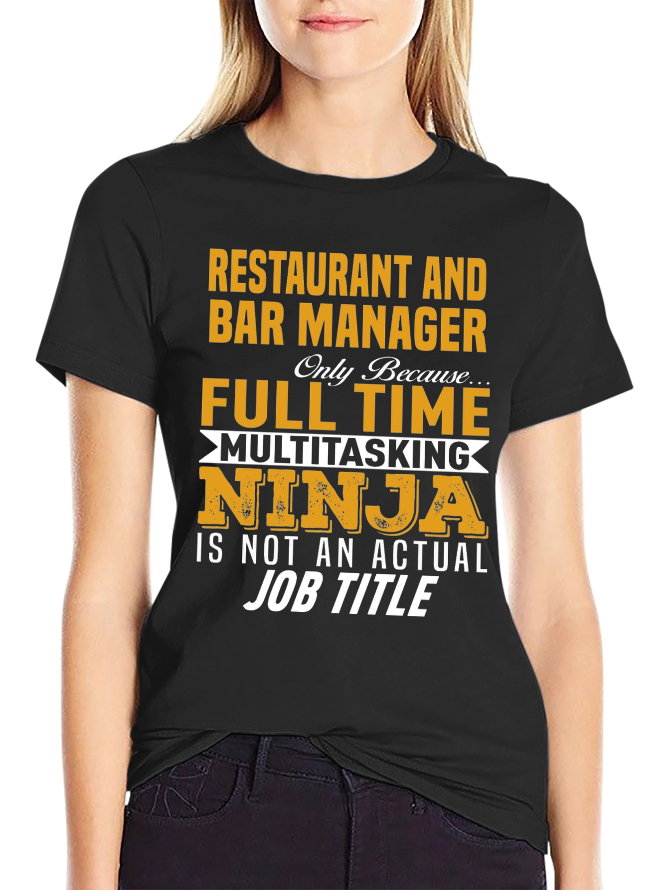 Restaurant & Bar Manager Multitasking Ninja T-Shirt