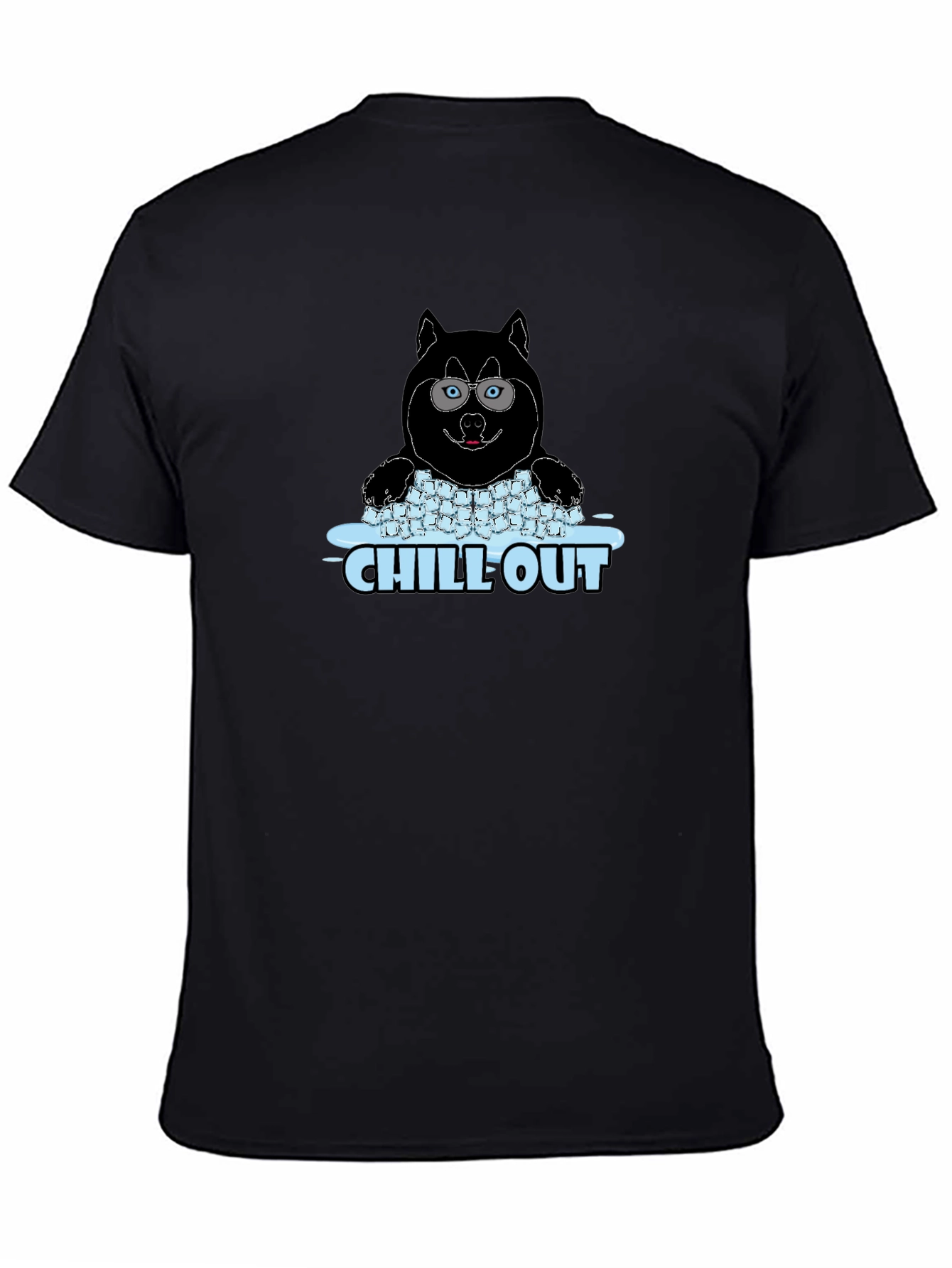 Chill Out Husky Graphic Tee