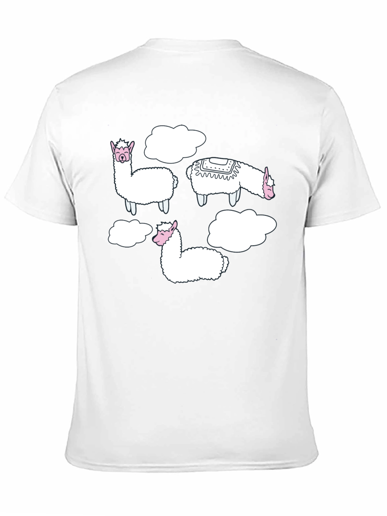 Llama Cloud T-Shirt - Mens Black Tee