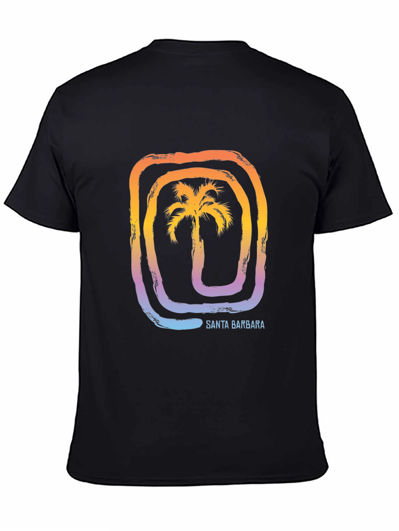 Santa Barbara Palm Tree Graphic Tee