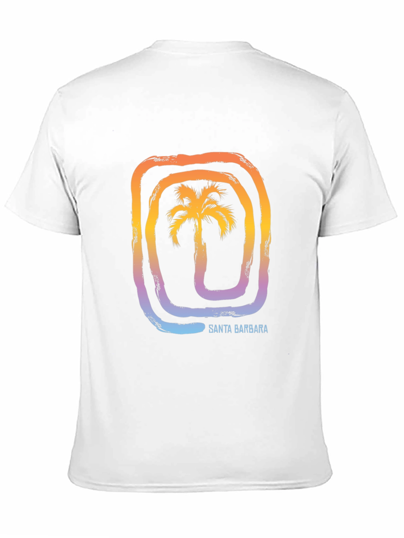 Santa Barbara Palm Tree Graphic Tee