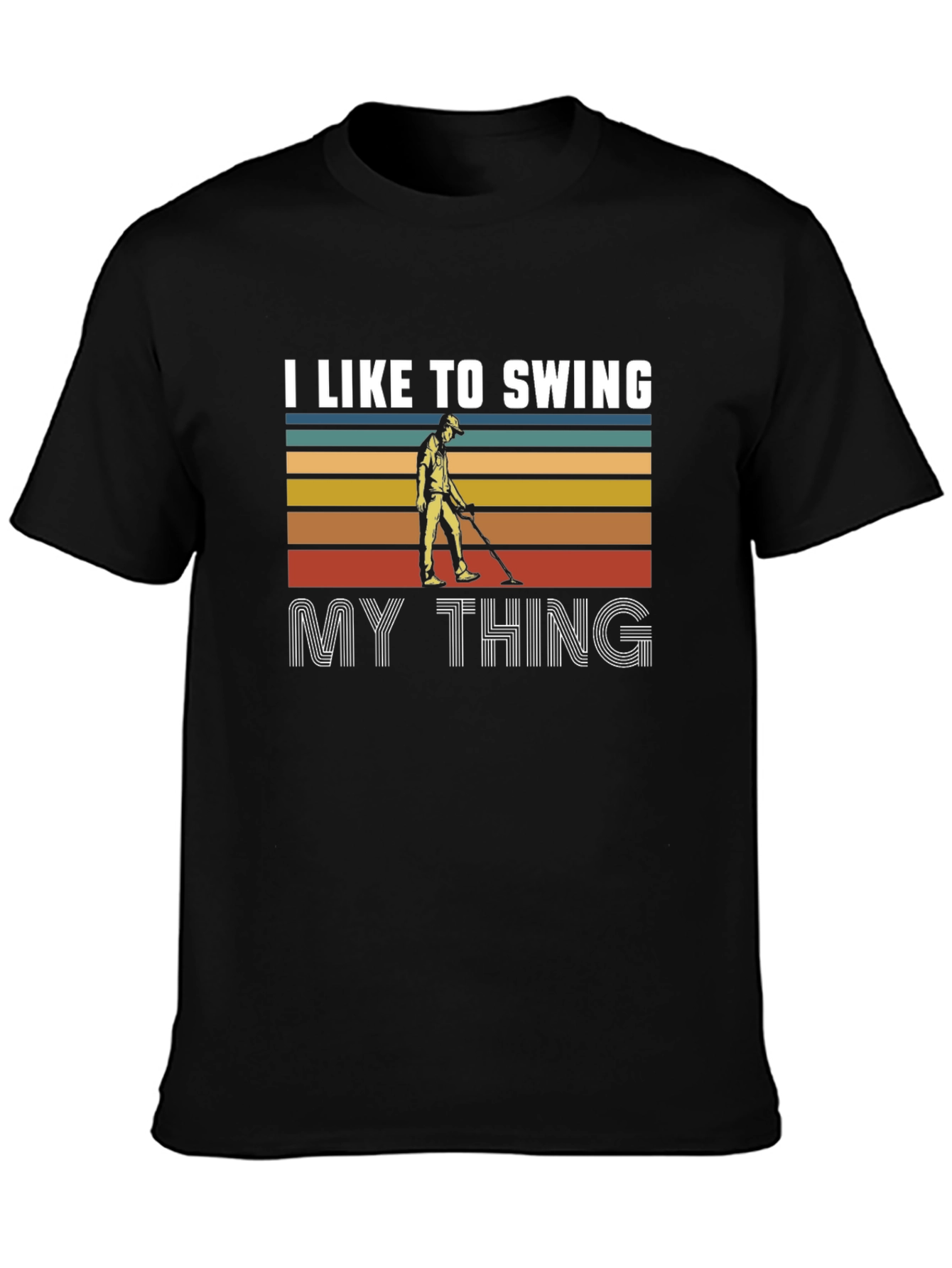 I Like to Swing My Thing Retro T-Shirt