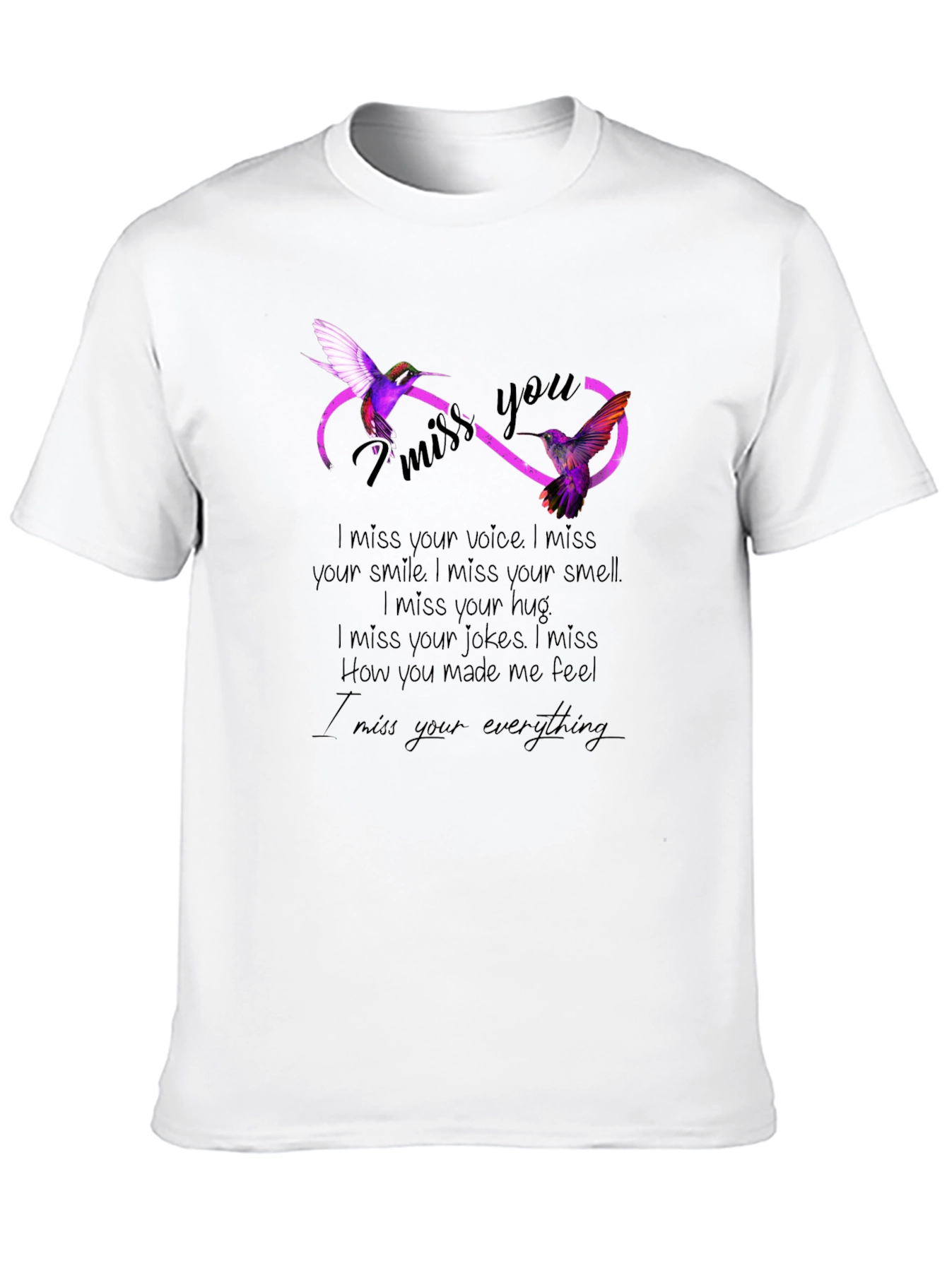 Hummingbird Infinity Miss You T-Shirt