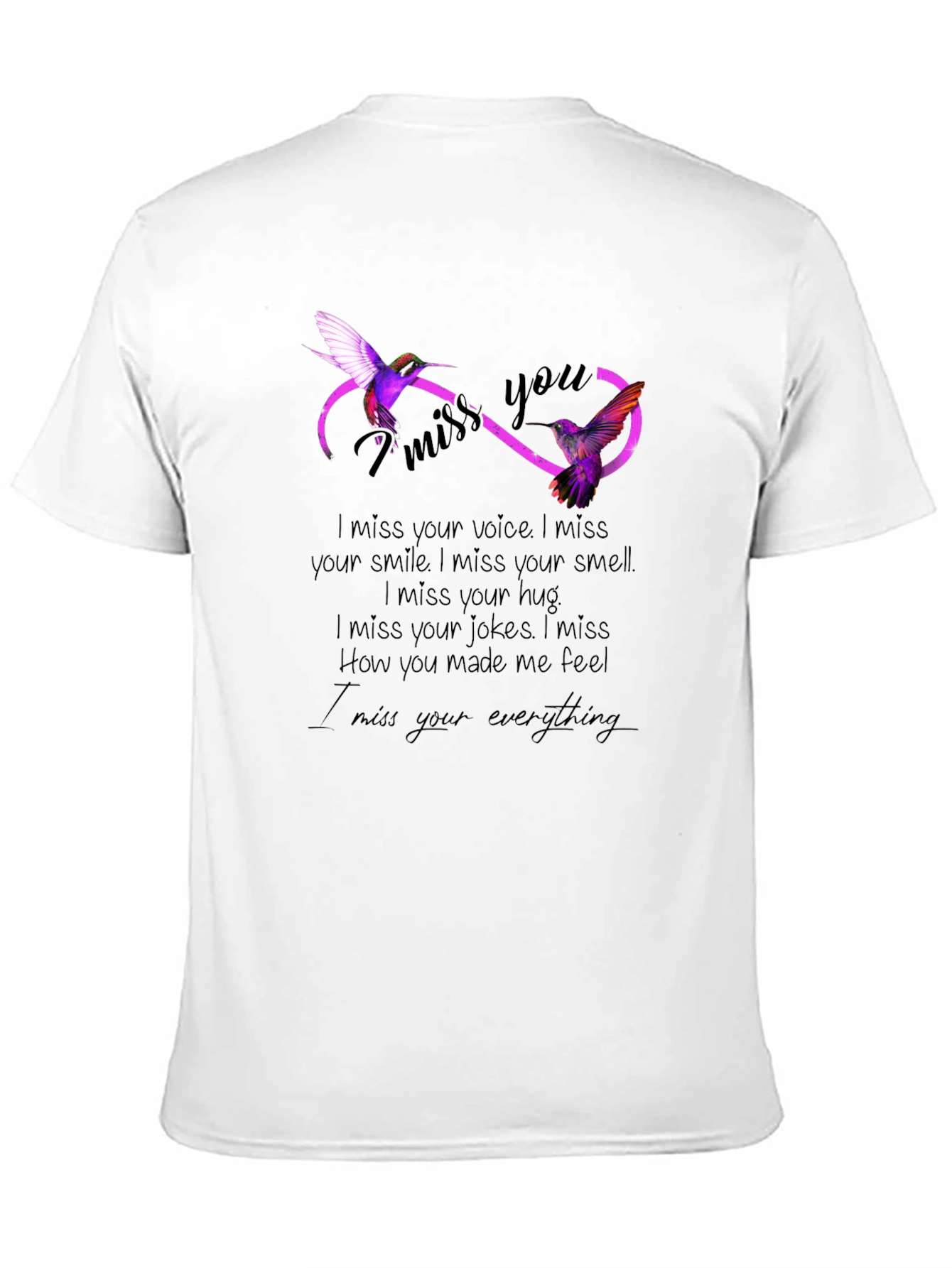 Hummingbird Infinity Miss You T-Shirt