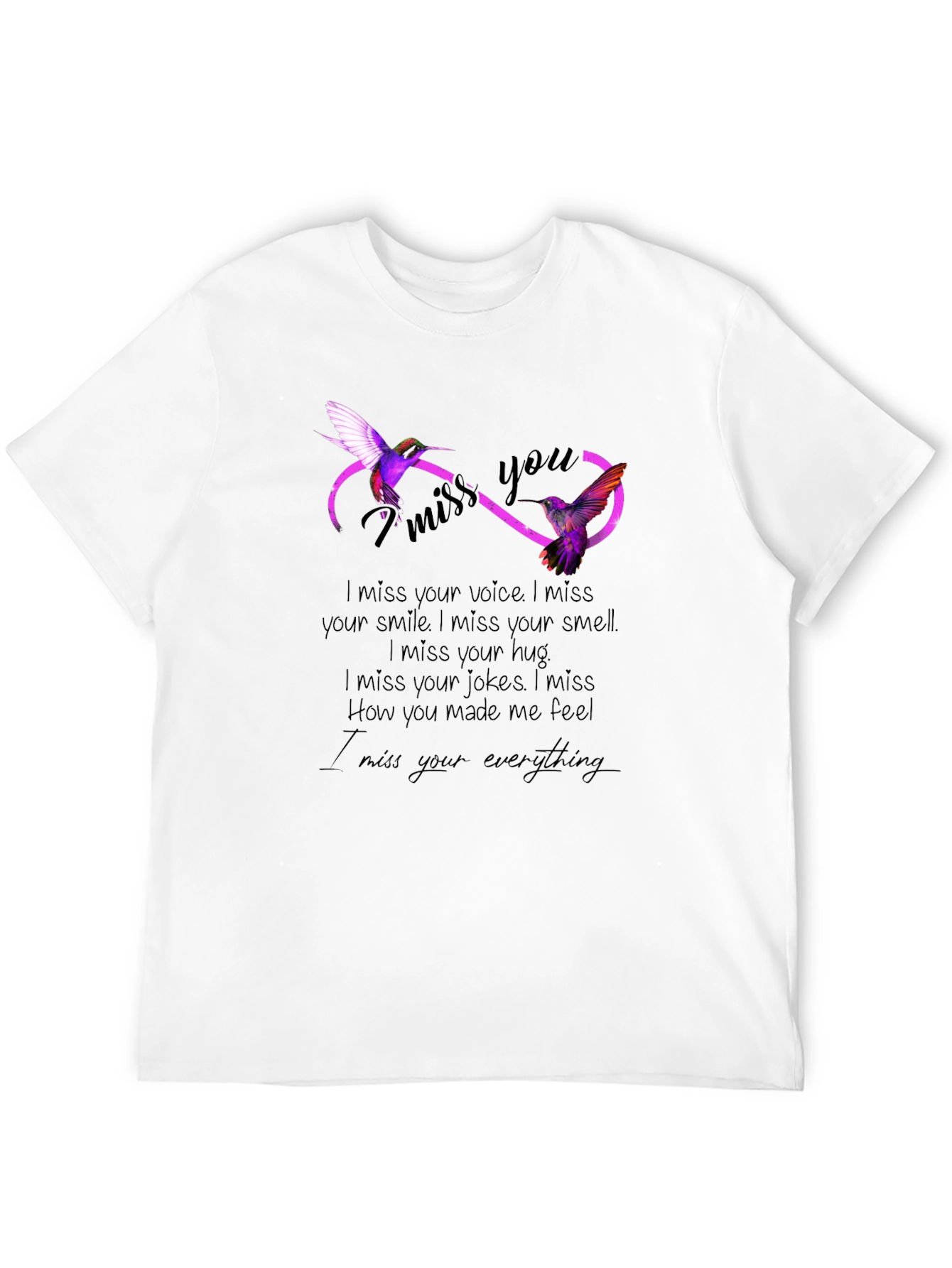 Hummingbird Infinity Miss You T-Shirt
