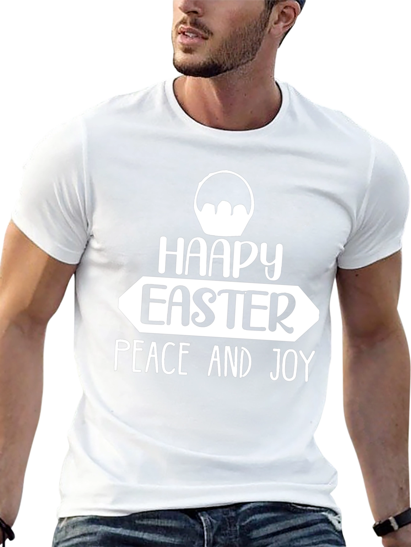 Happy Easter Peace and Joy Graphic T-Shirt