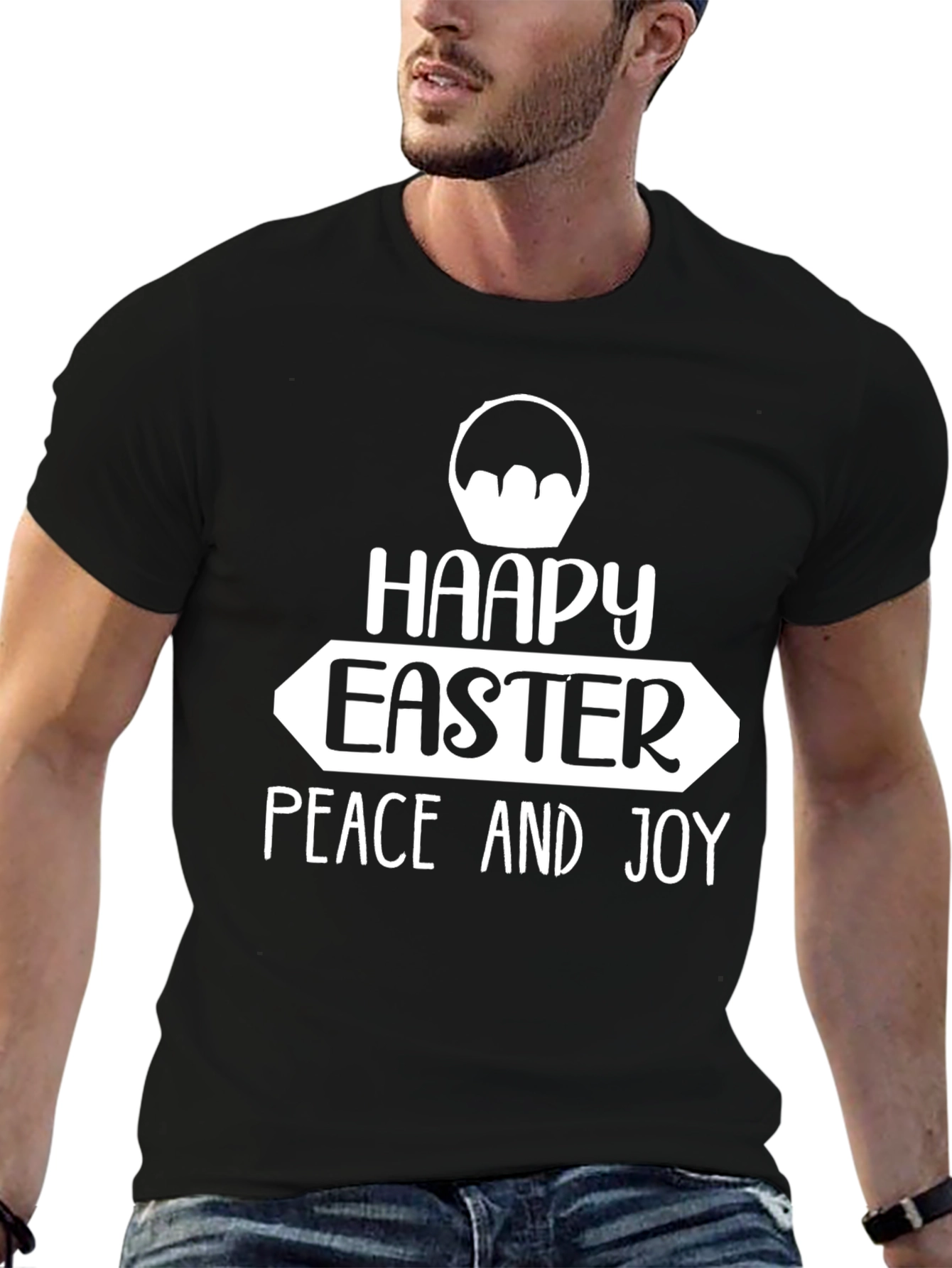 Happy Easter Peace and Joy Graphic T-Shirt