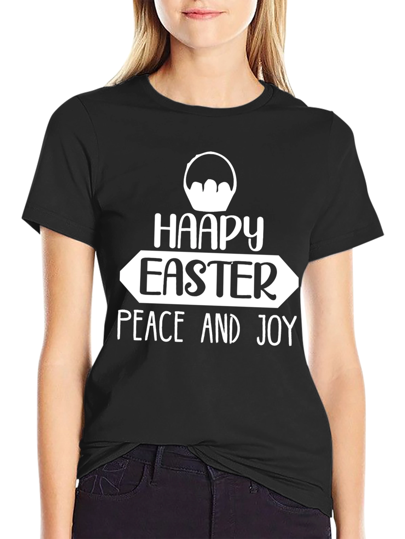 Happy Easter Peace and Joy Graphic T-Shirt