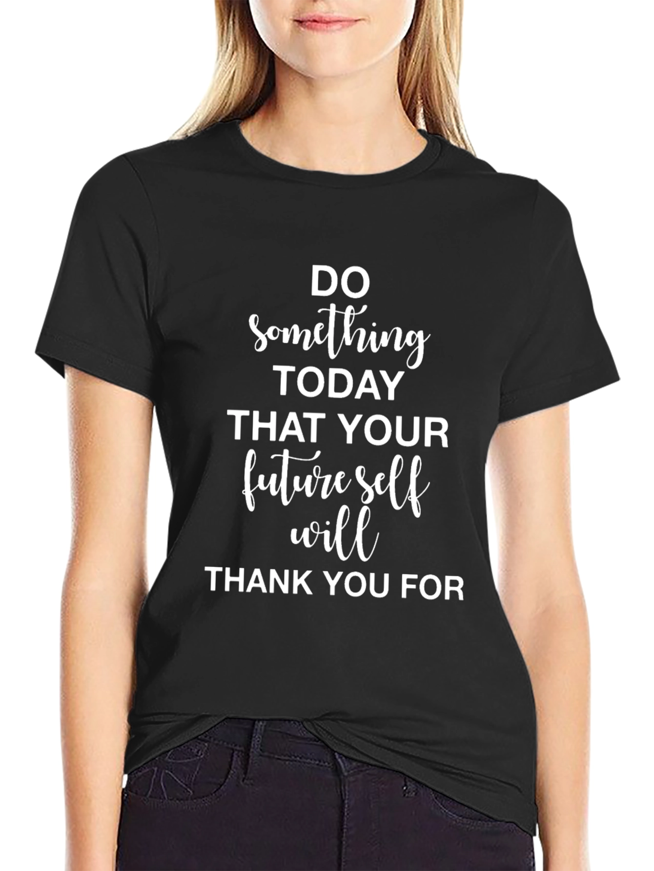 Motivational T-Shirt: Do Something Today