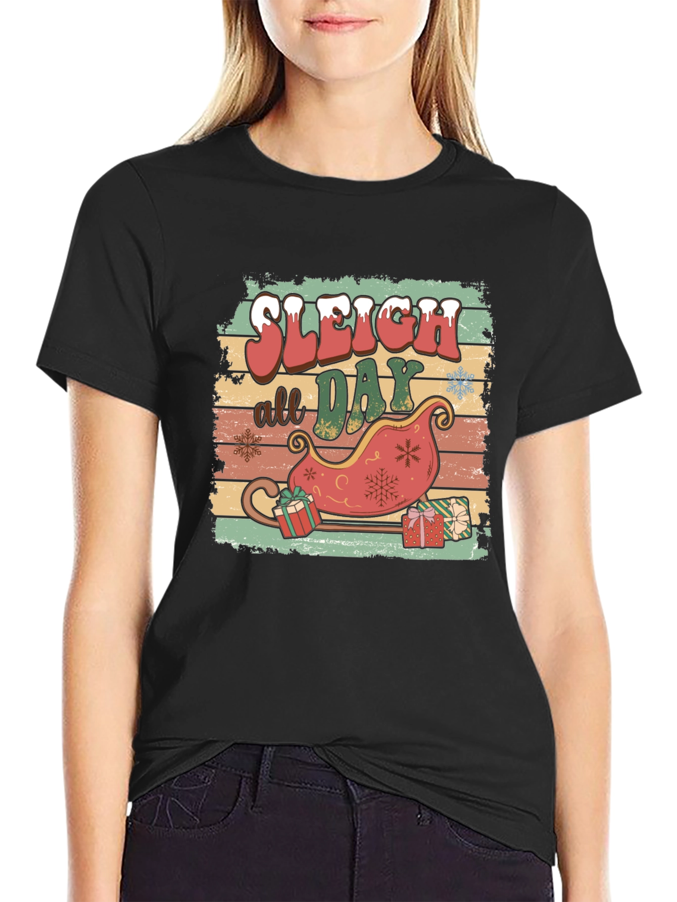 Sleigh All Day Graphic Tee