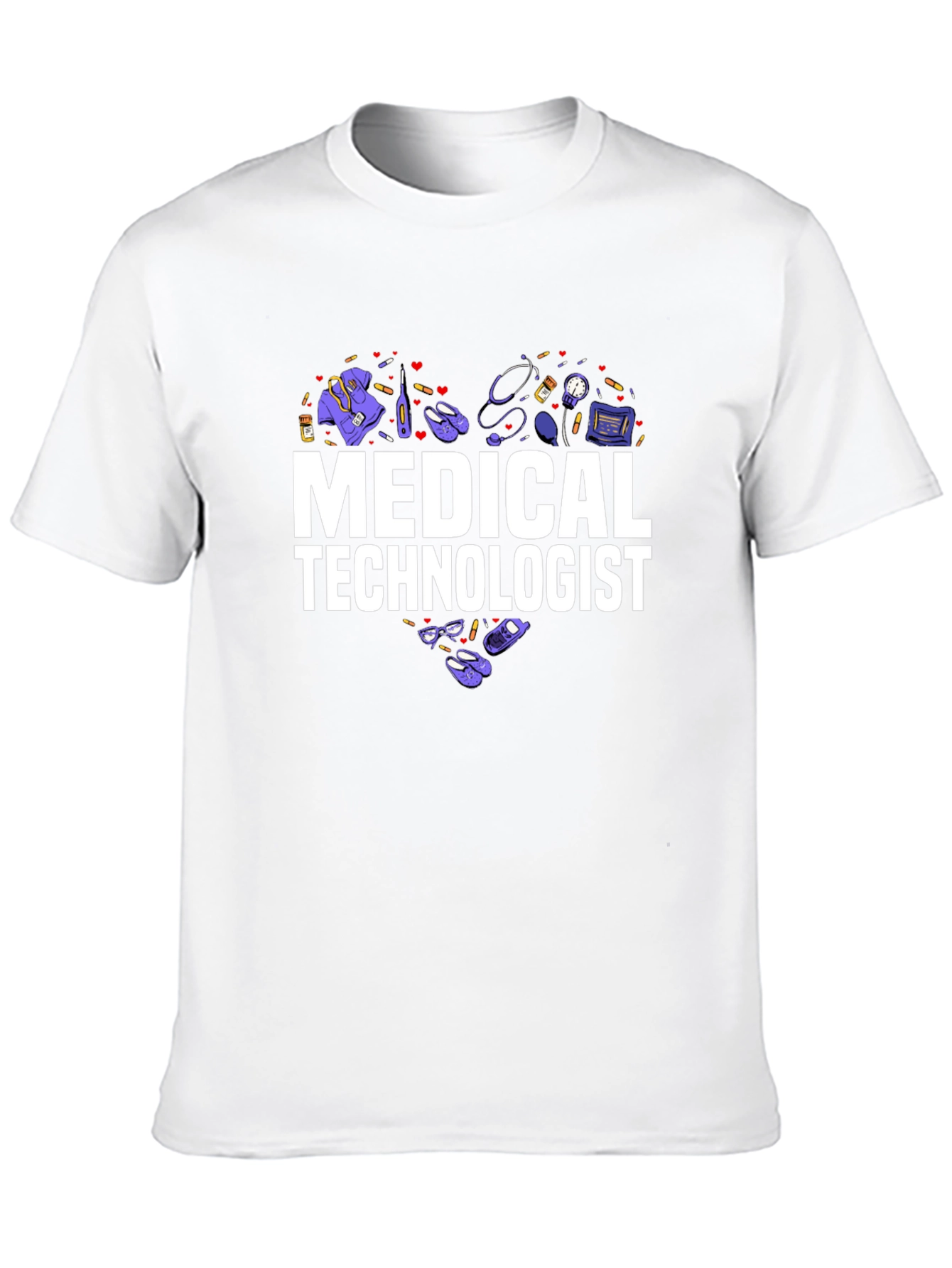Medical Technologist Heart Graphic T-Shirt