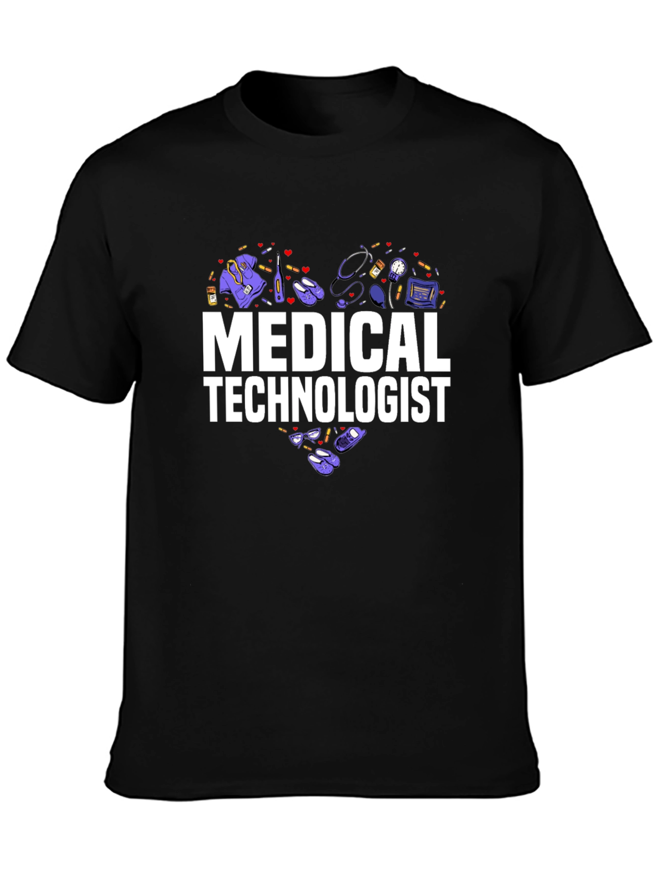 Medical Technologist Heart Graphic T-Shirt