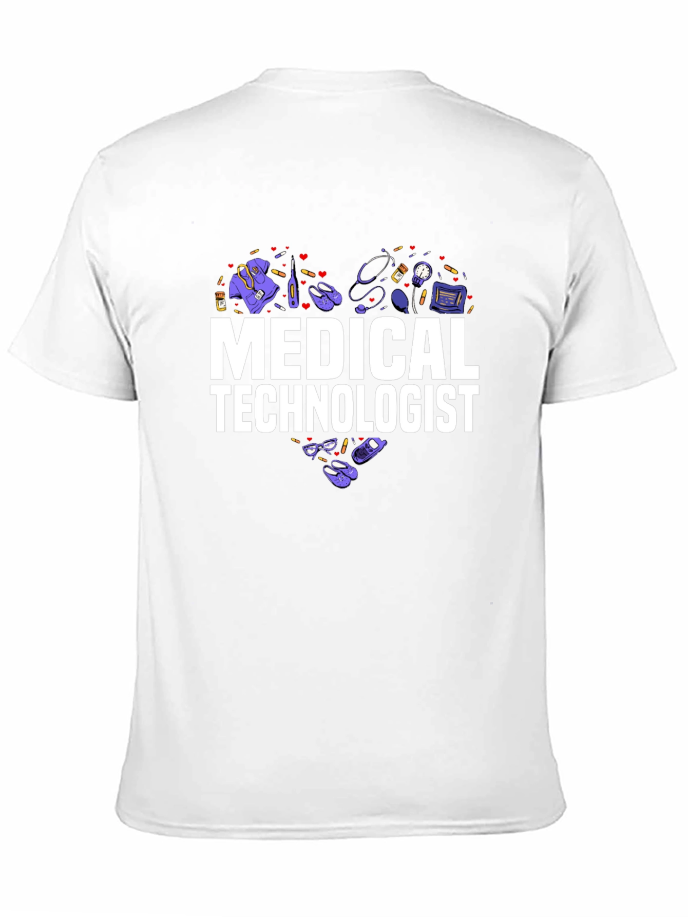 Medical Technologist Heart Graphic T-Shirt