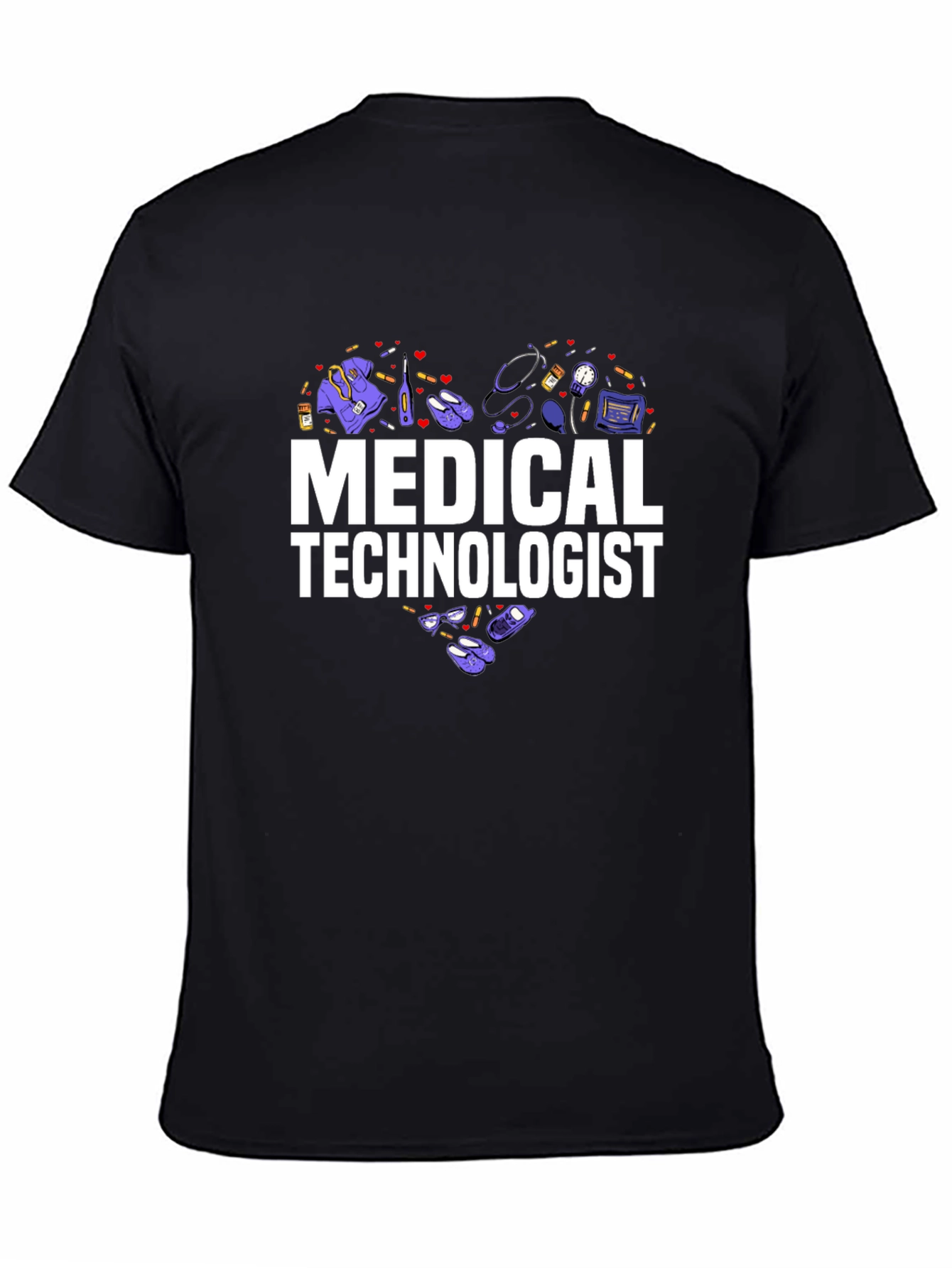 Medical Technologist Heart Graphic T-Shirt