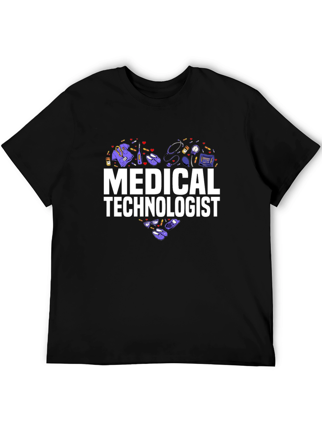 Medical Technologist Heart Graphic T-Shirt