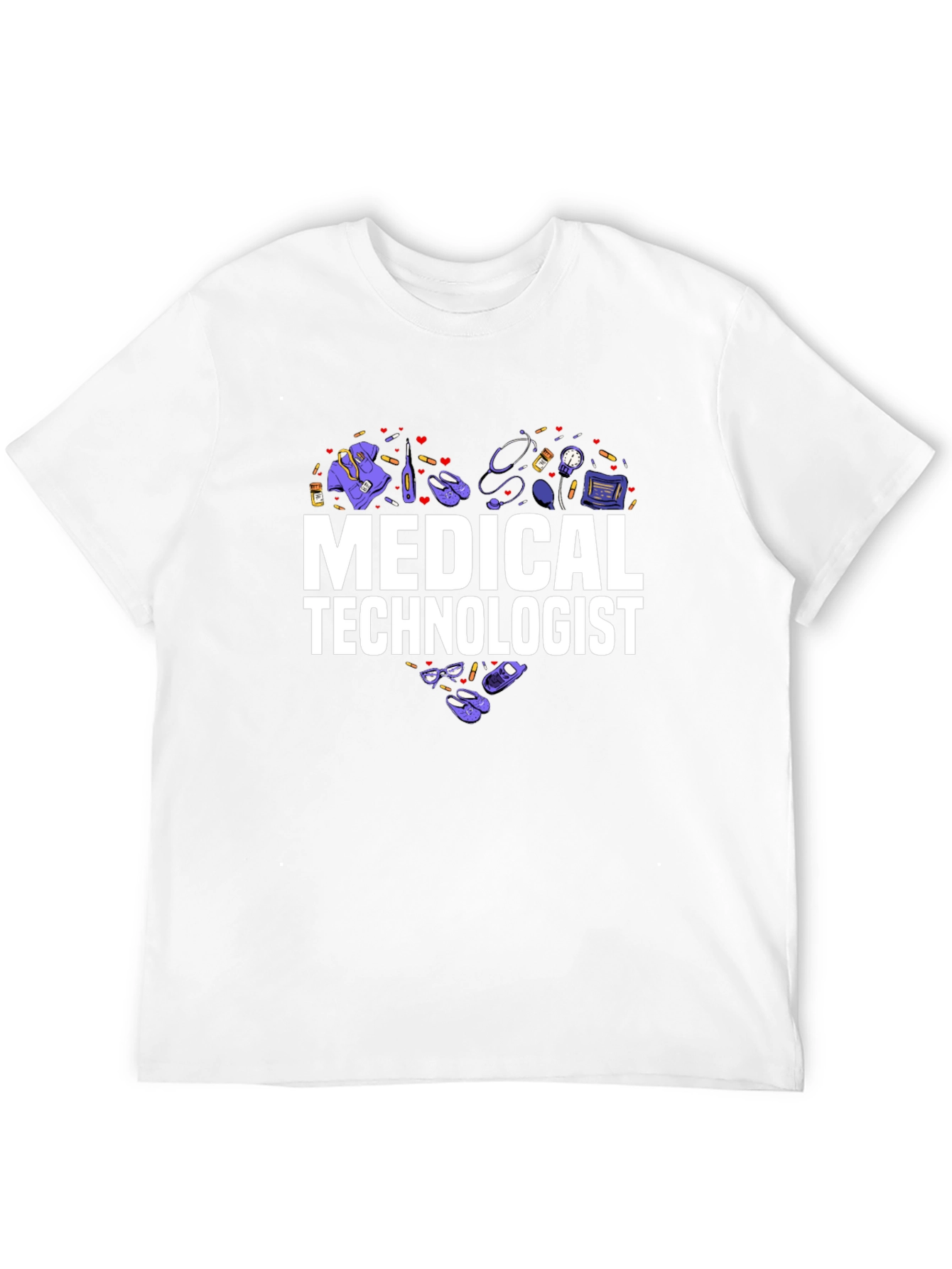 Medical Technologist Heart Graphic T-Shirt