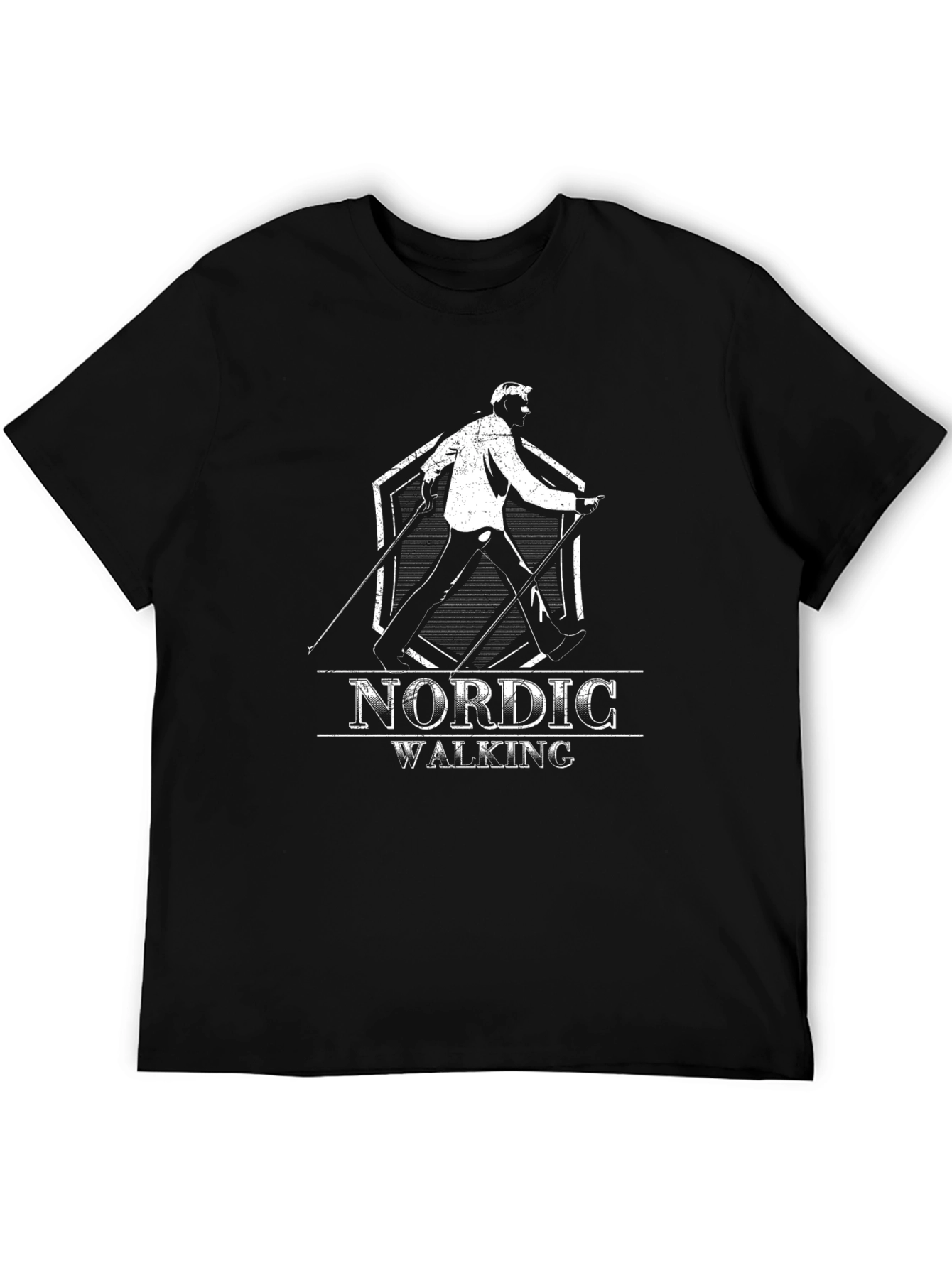 Nordic Walking Graphic T-Shirt - Casual Wear