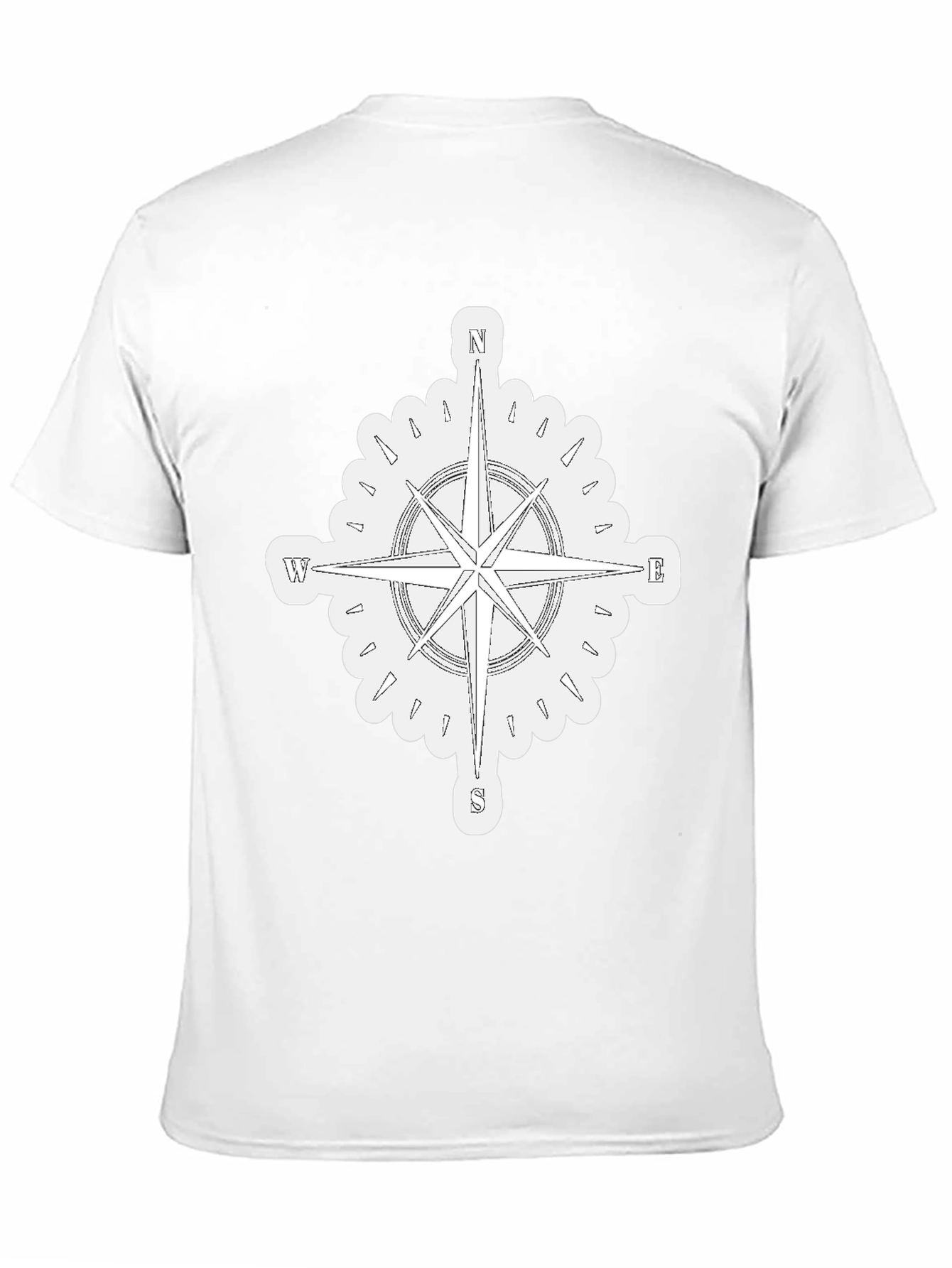 Compass Graphic T-Shirt - Mens Black Tee