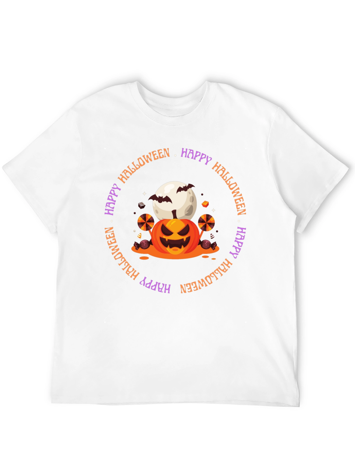 Happy Halloween Pumpkin Graphic Tee