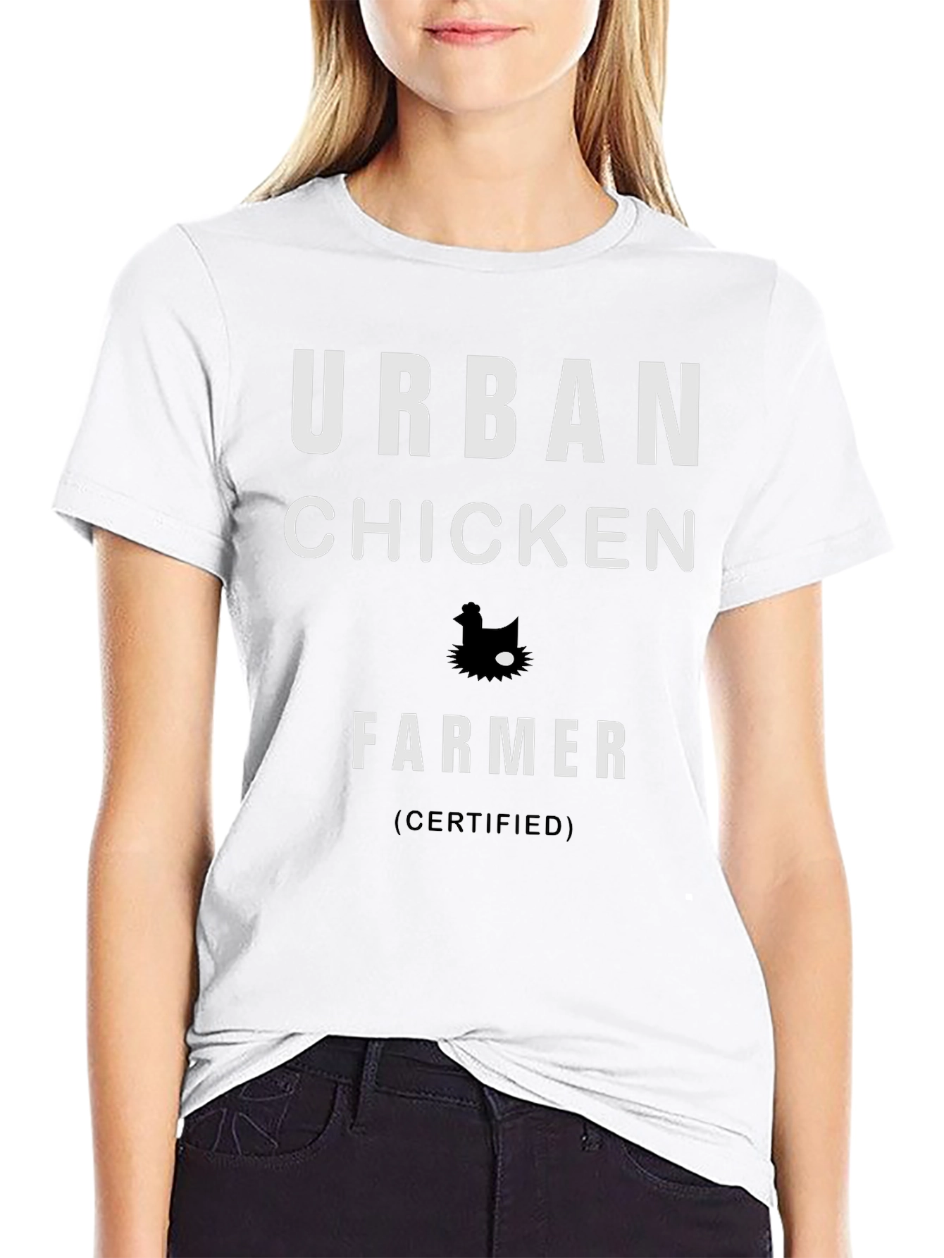 Urban Chicken Farmer Certified Graphic T-Shirt