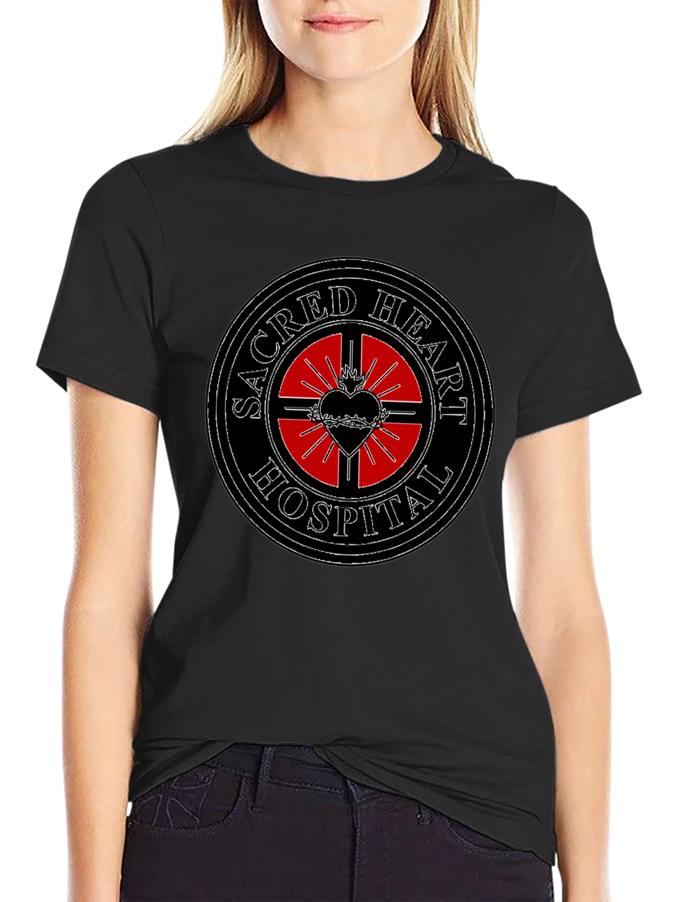 Sacred Heart Hospital Graphic T-Shirt - Soft Cotton Blend