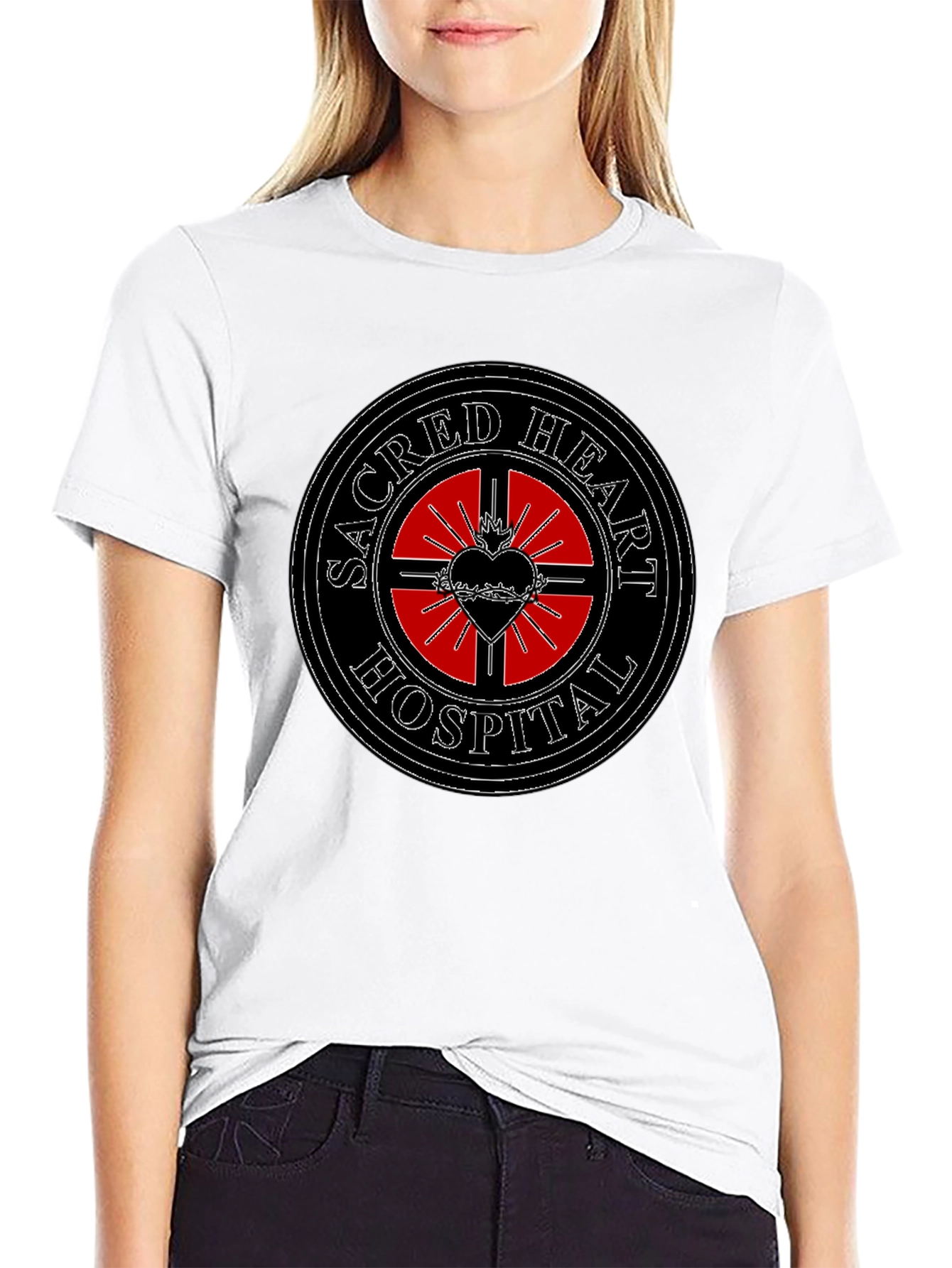 Sacred Heart Hospital Graphic T-Shirt - Soft Cotton Blend