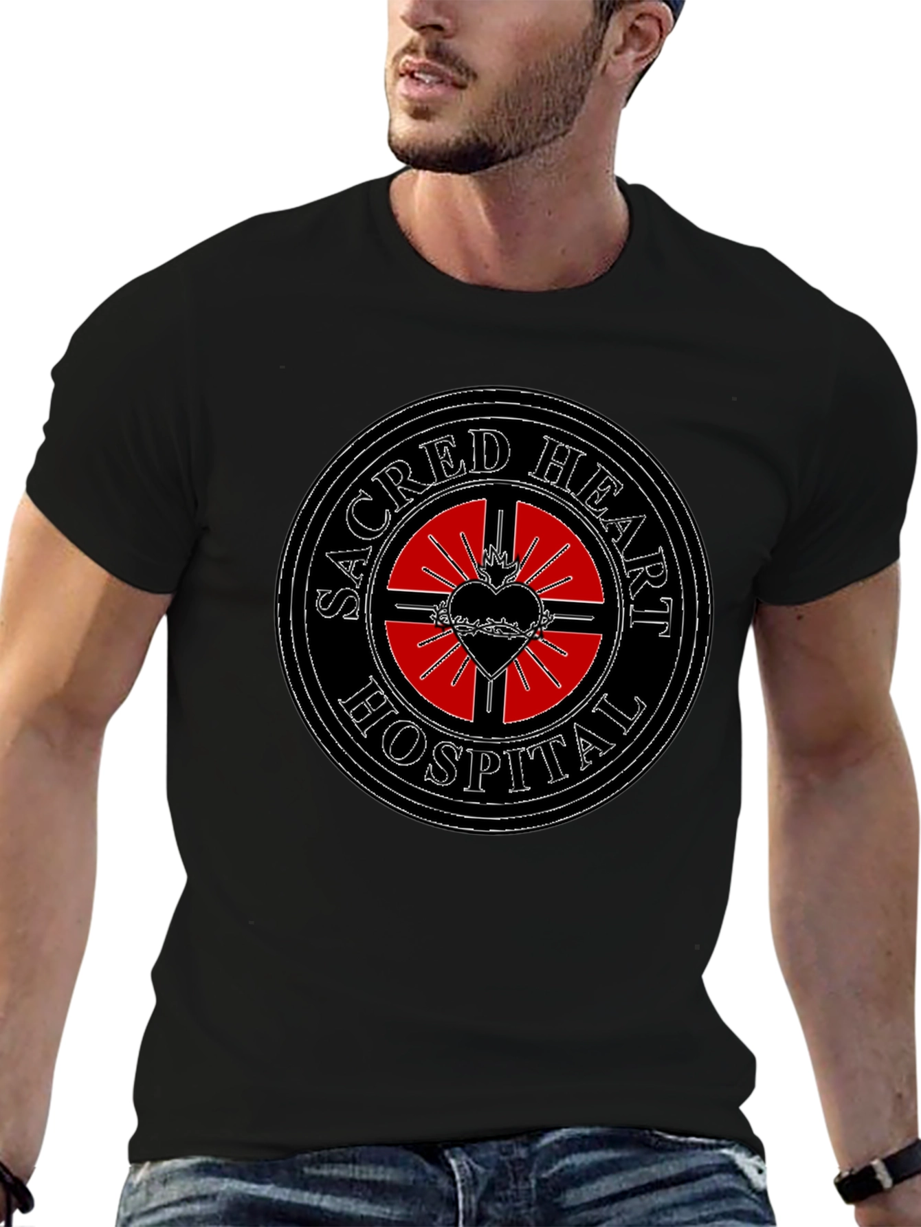 Sacred Heart Hospital Graphic T-Shirt - Soft Cotton Blend