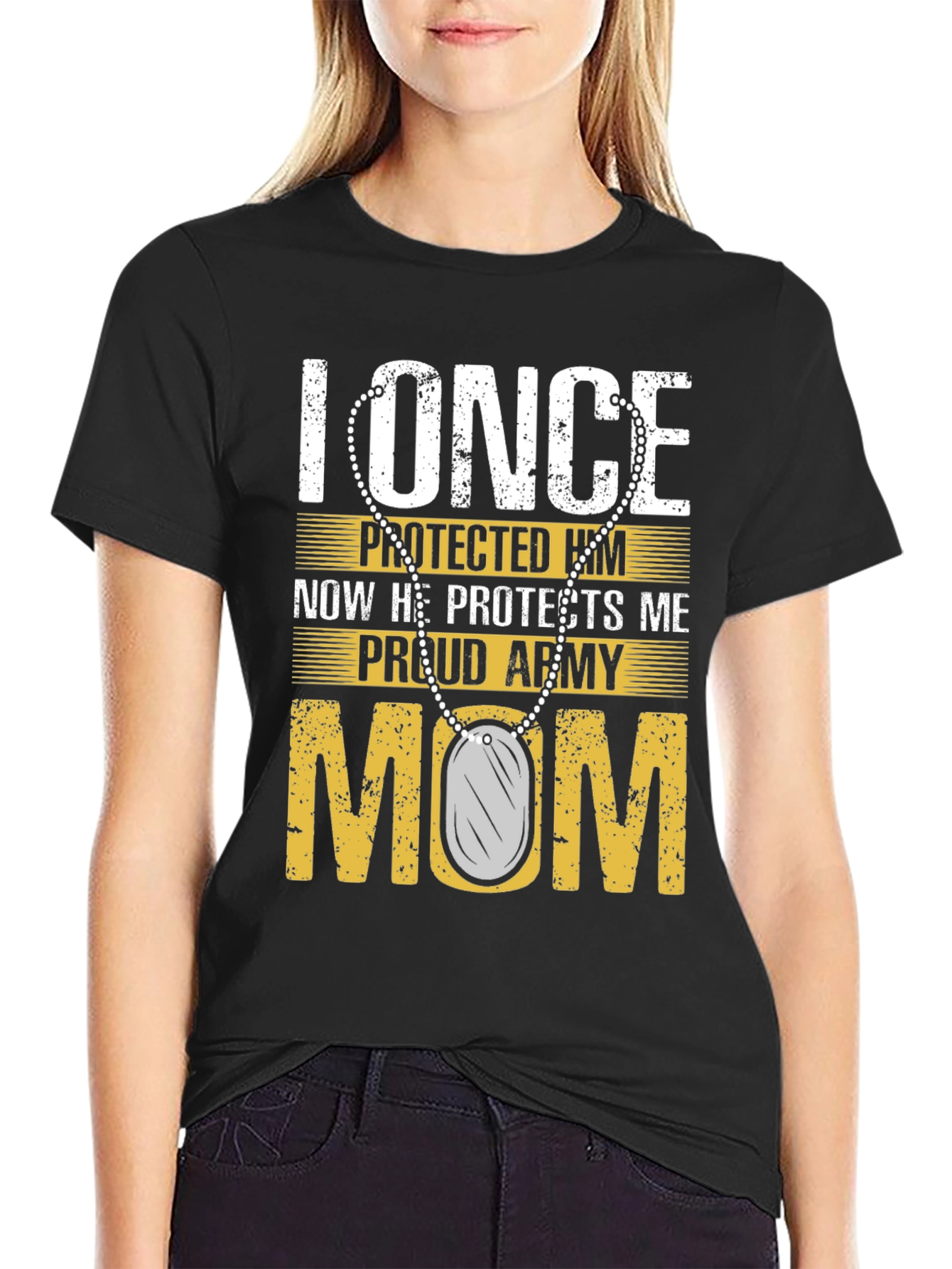 Proud Army Mom T-Shirt - Military Family Apparel