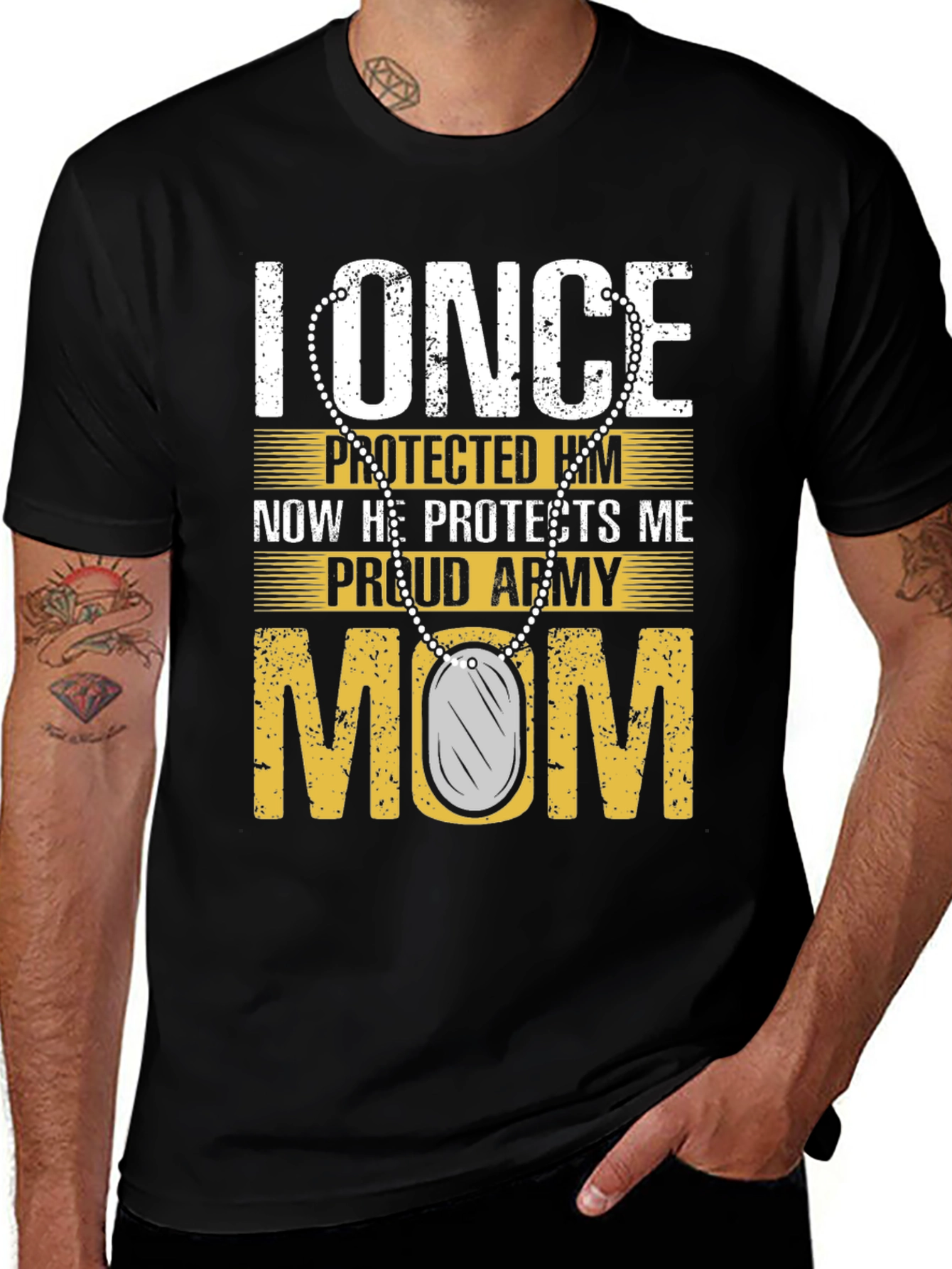 Proud Army Mom T-Shirt - Military Family Apparel