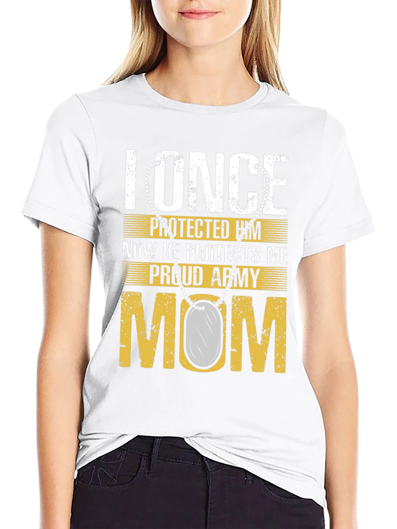 Proud Army Mom T-Shirt - Military Family Apparel