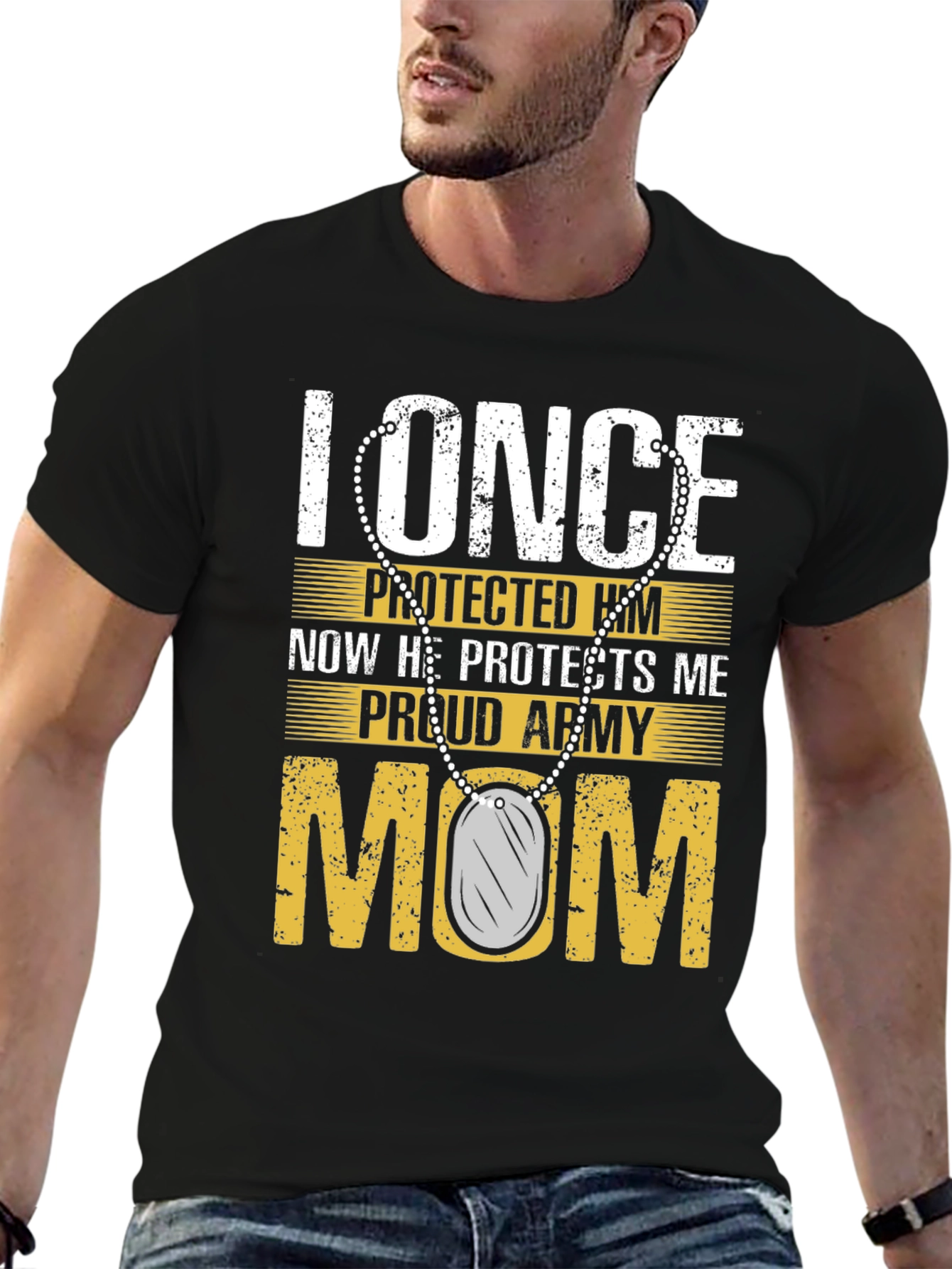 Proud Army Mom T-Shirt - Military Family Apparel