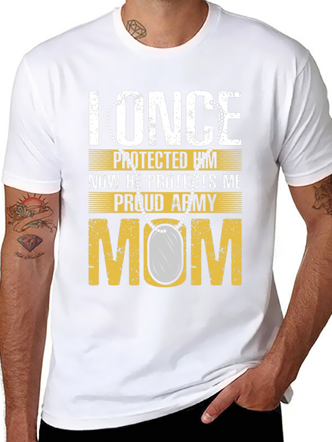 Proud Army Mom T-Shirt - Military Family Apparel