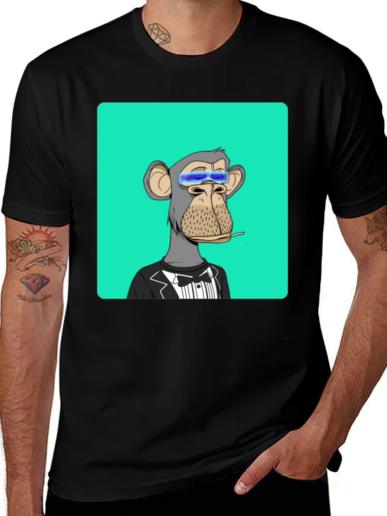 Bored Ape Yacht Club Tuxedo T-Shirt