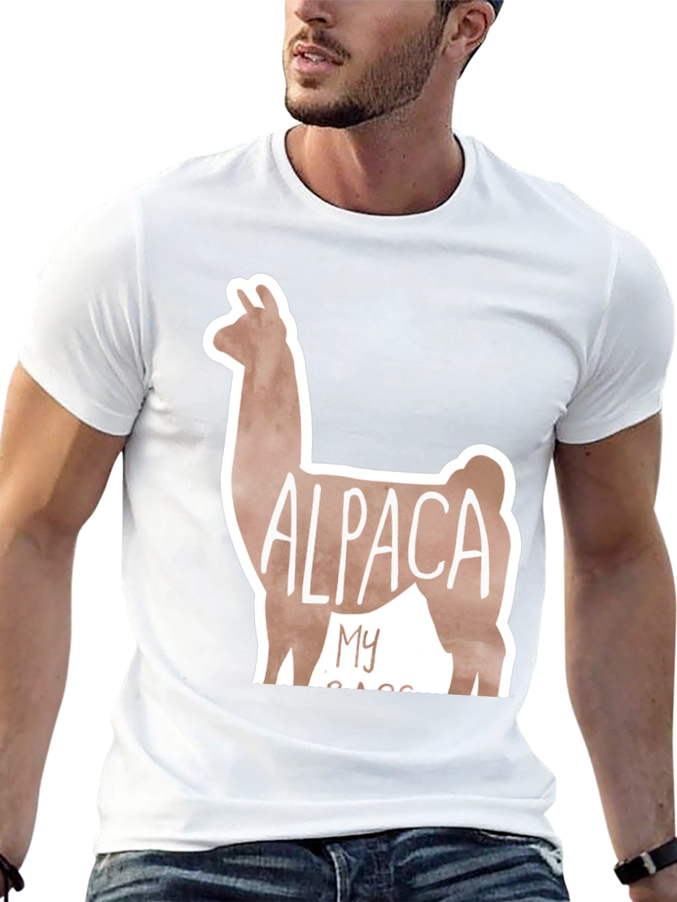Alpaca My Bags Black Graphic Tee