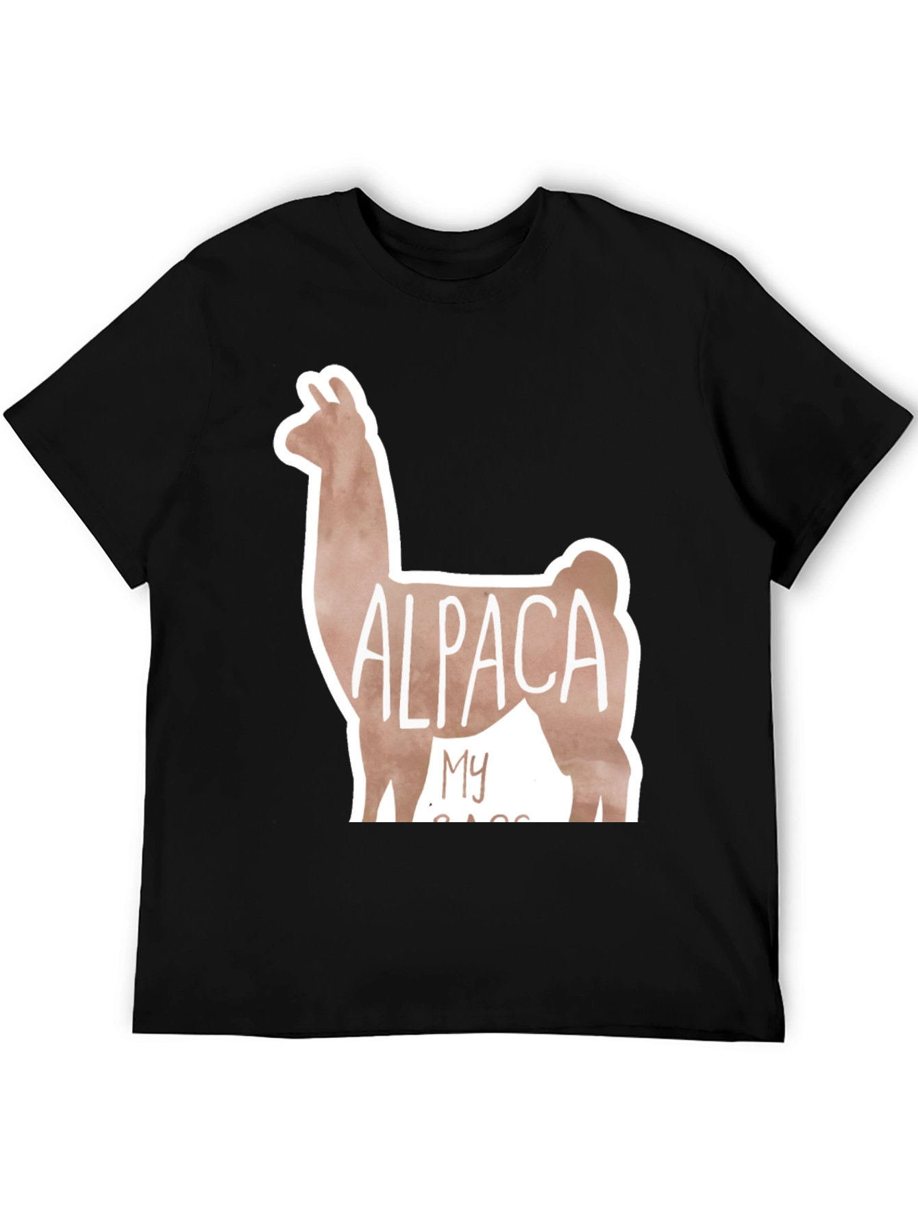 Alpaca My Bags Black Graphic Tee