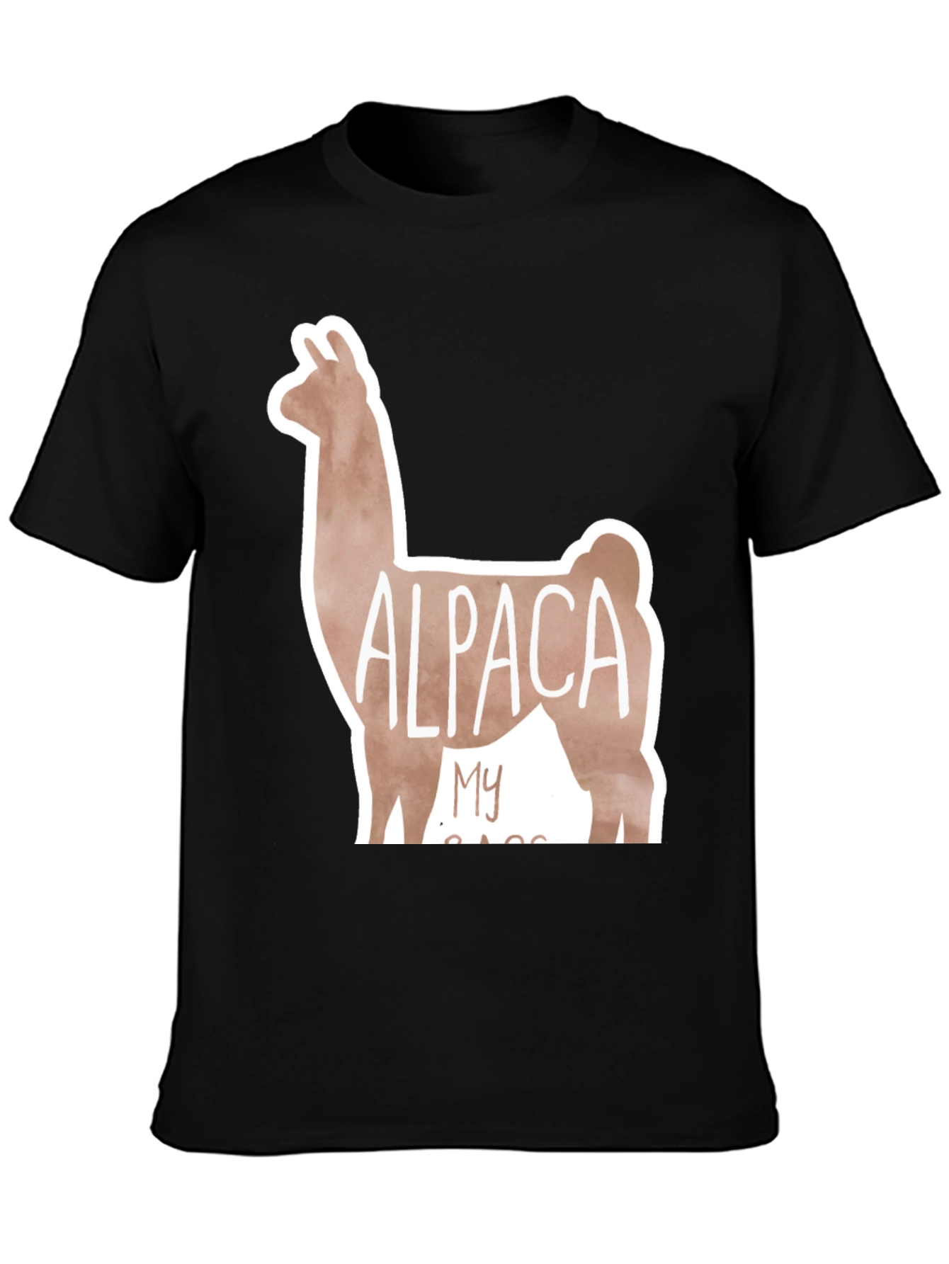 Alpaca My Bags Black Graphic Tee