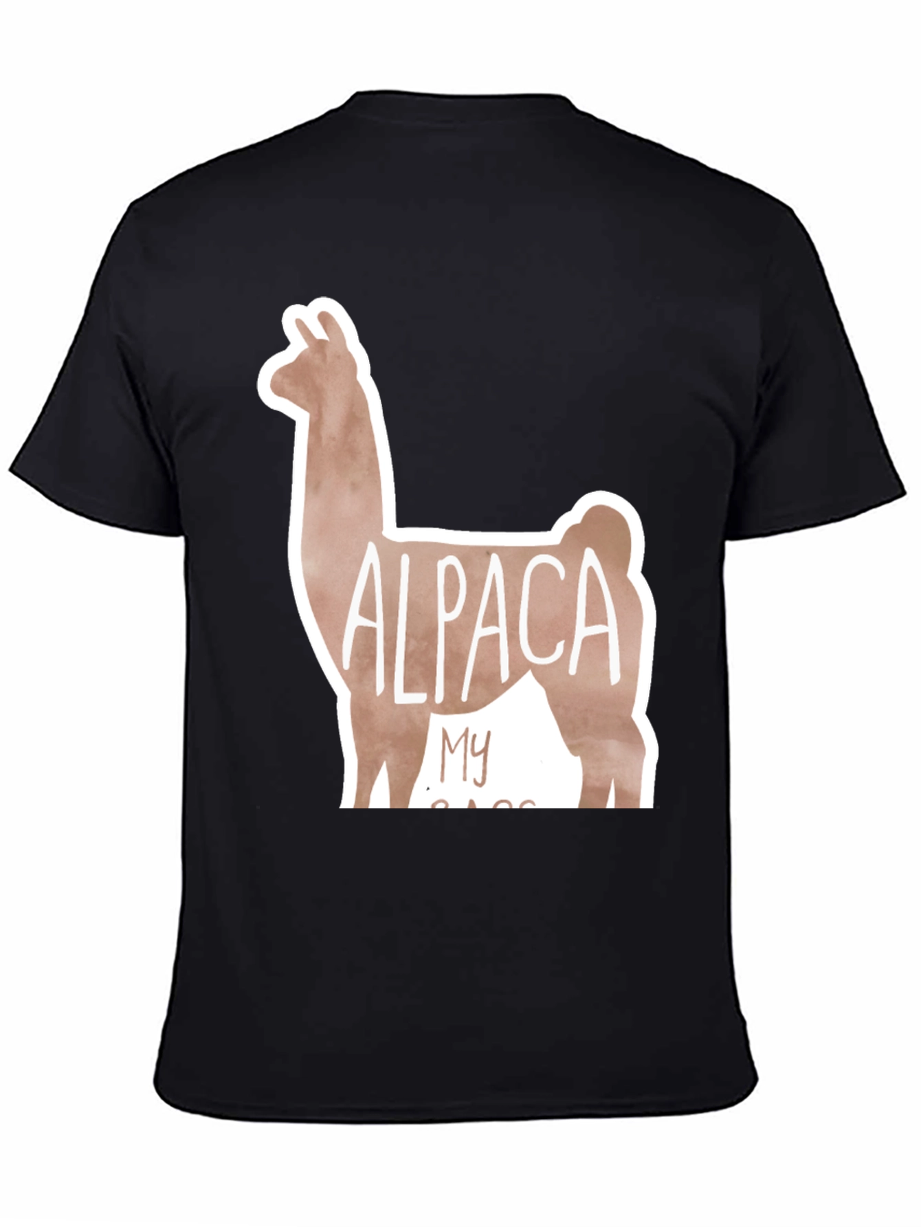 Alpaca My Bags Black Graphic Tee