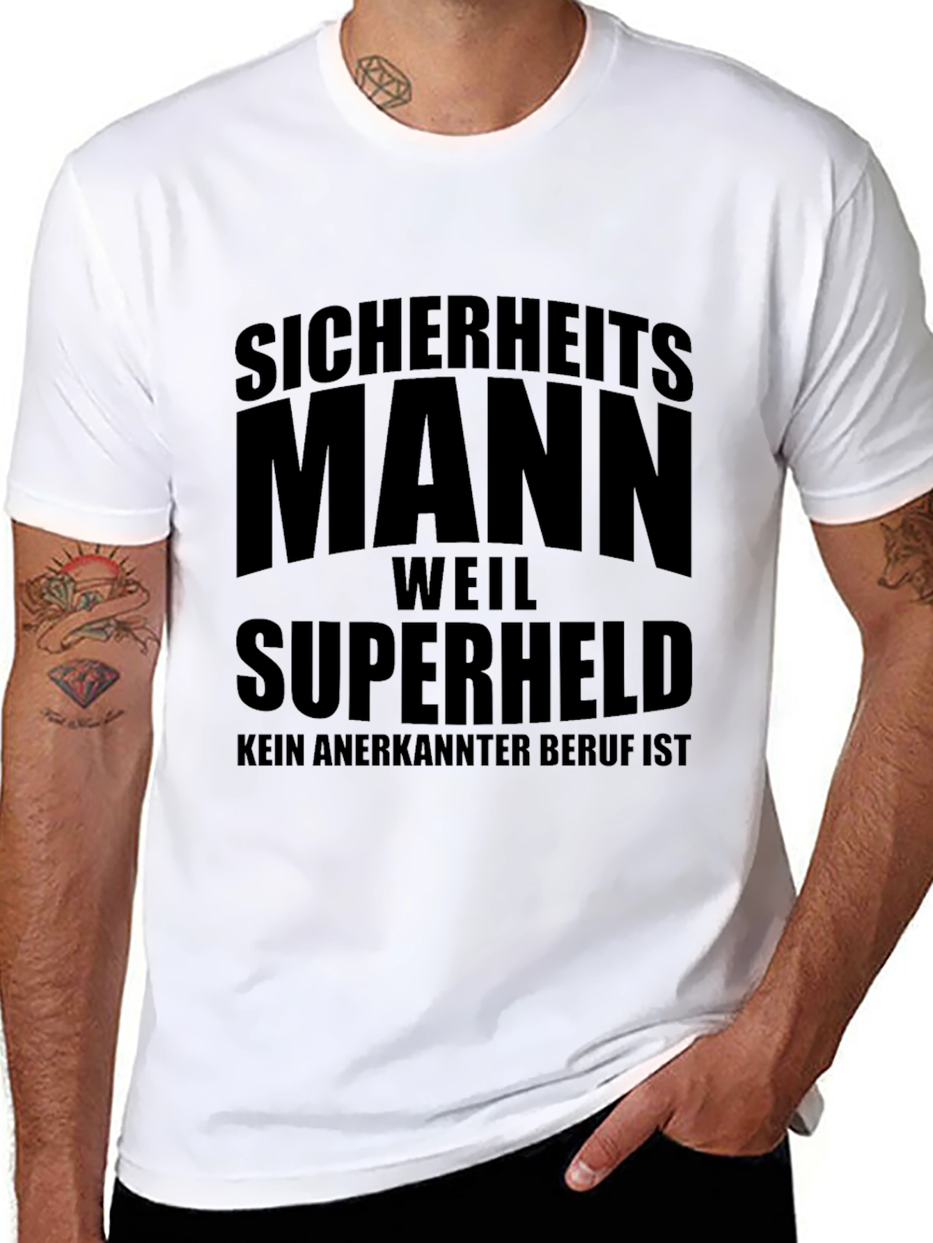 Security Man Superhero T-Shirt